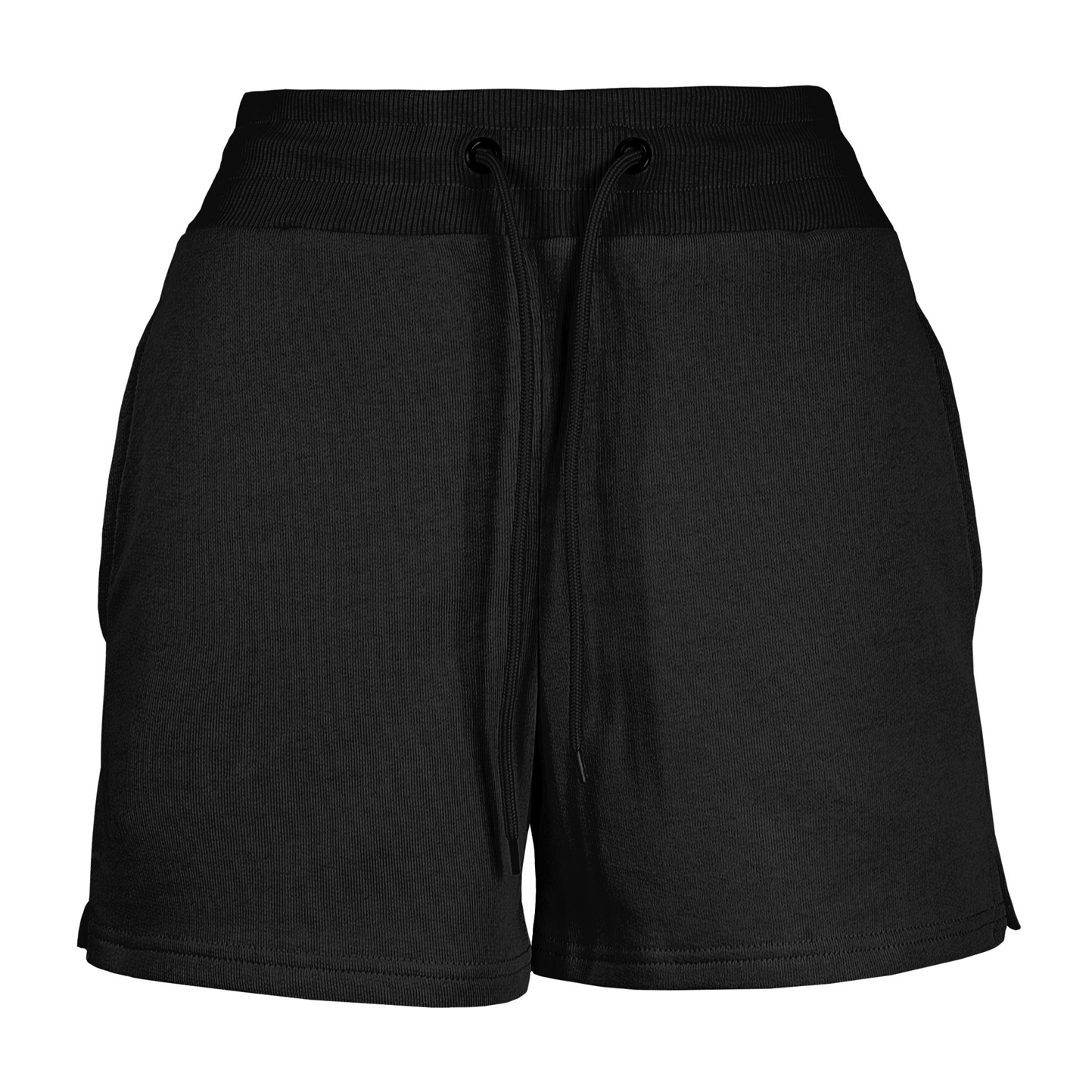 Bermuda Miky Damen French Terry - 12 - Schwarz