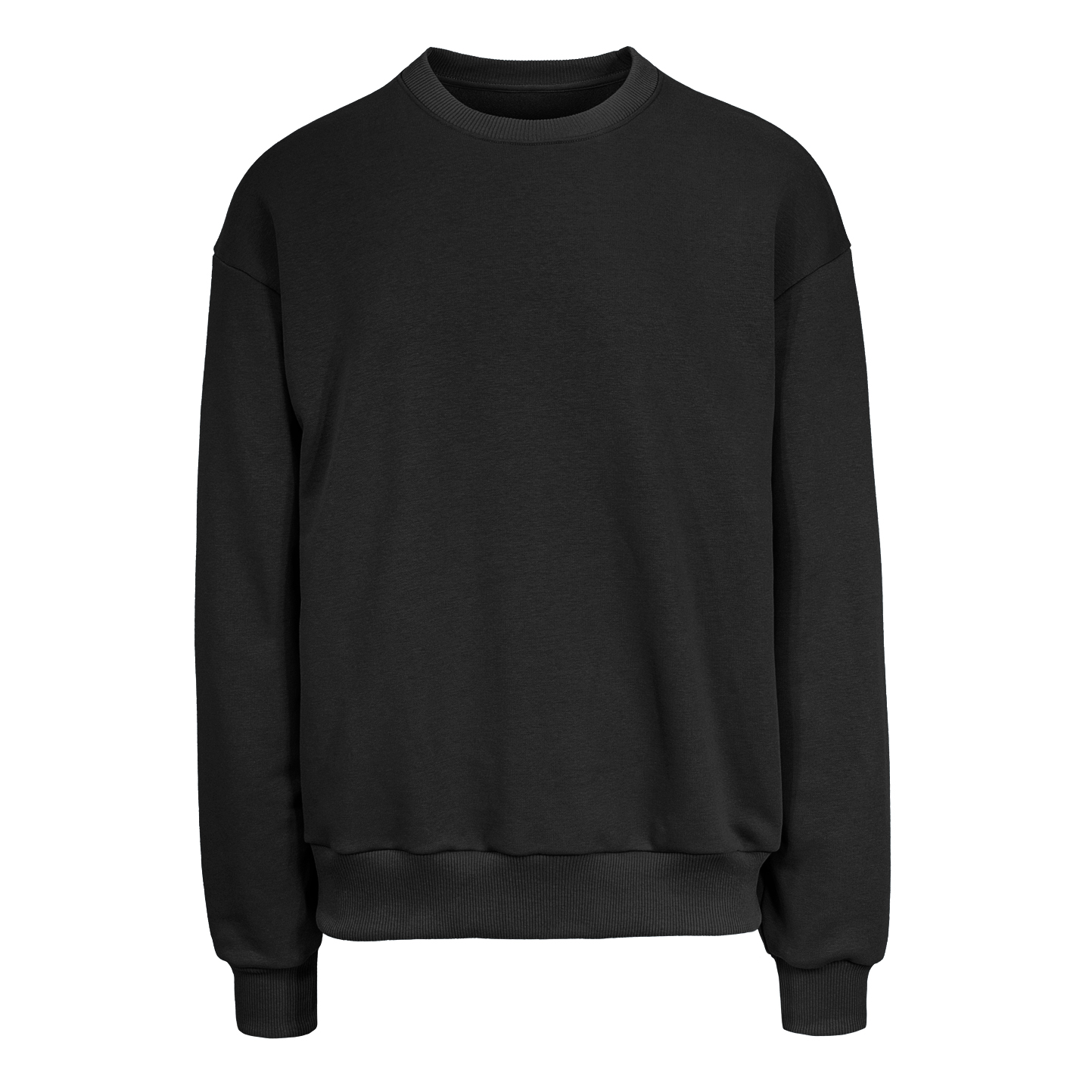 365 Unisex Oversize-Sweatshirt mit Rundhalsausschnitt - 12 - Schwarz