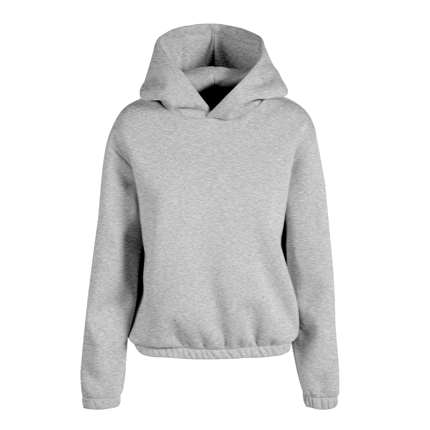 Damen Boxy-Hoodie - MC - Mc Melange Light