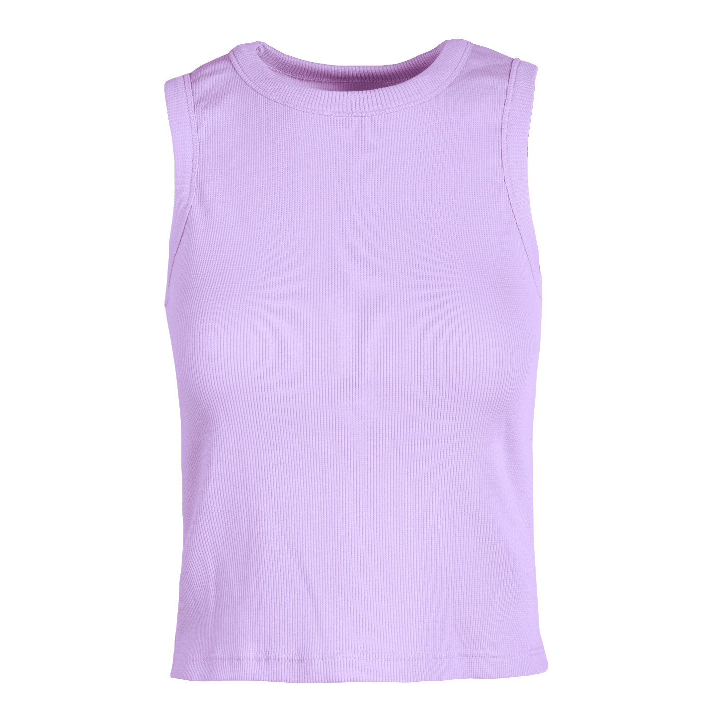 Damen Stretch-Ripp-Tanktop - LI - Flieder