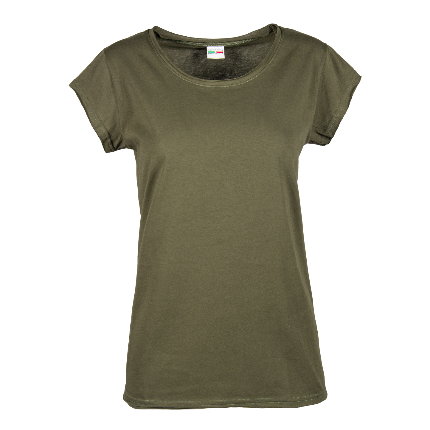 Flammpullover für Damen, Größe M/CT/V, 100 % Baumwolle, 145 g/m², Anthrazit, XS - BS - BS – Militärgrün