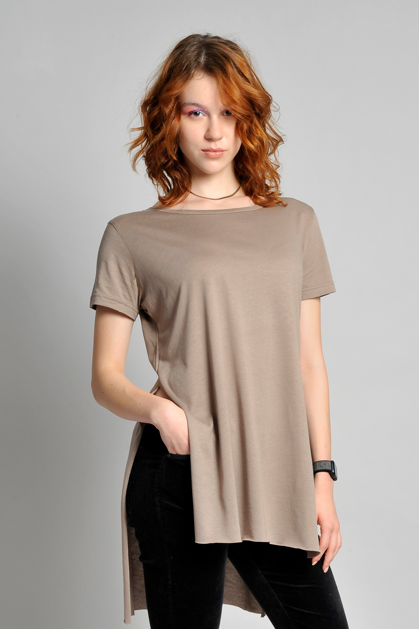 Damenpullover aus Modal C/TM/C (50 % Baumwolle, 50 % Modal, 110 g/m²), schwarz, Größe S