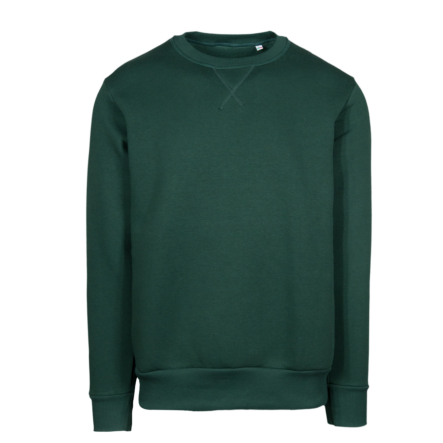 Sweatshirt, Material: 75 % Baumwolle, 25 % Polyester, 320 g/m², Schwarz, Größe XS - VT - Waldgrün