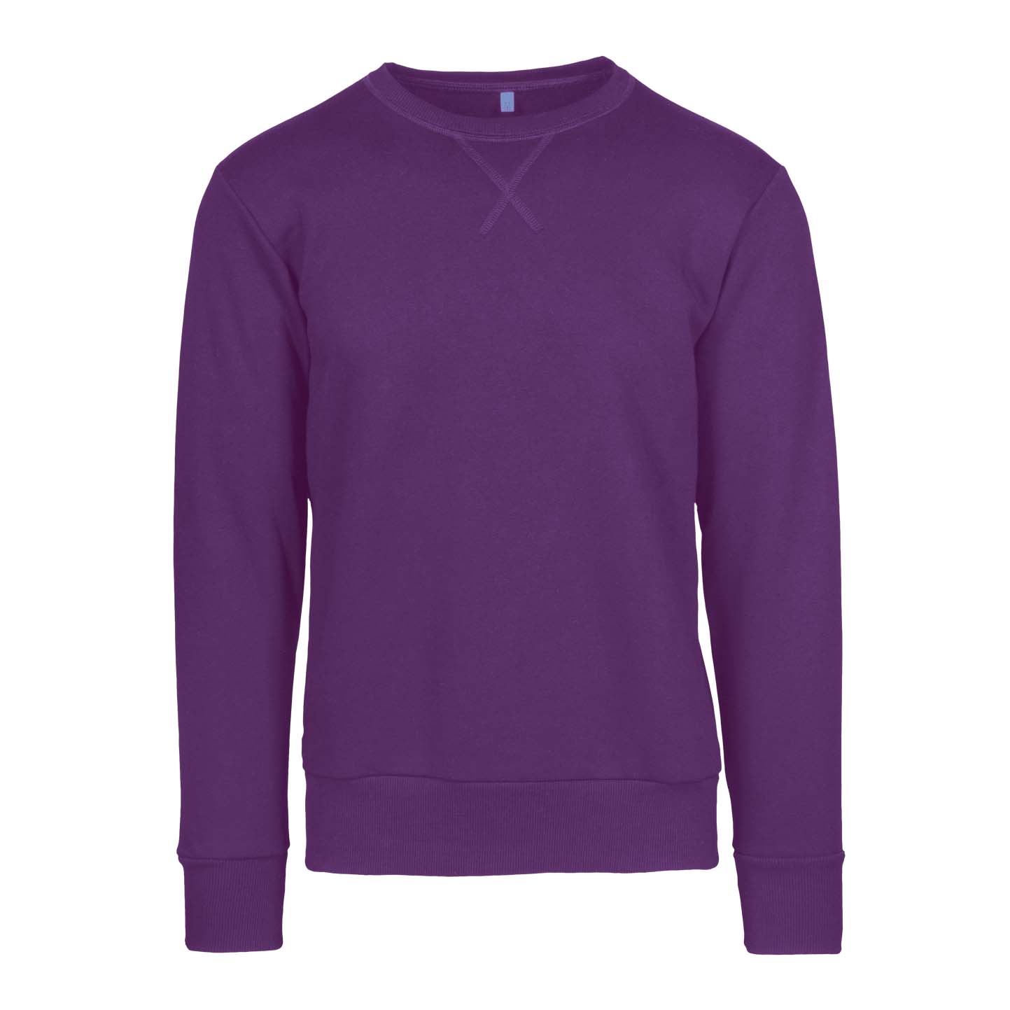 Sweatshirt, Material: 75 % Baumwolle, 25 % Polyester, 320 g/m², Schwarz, Größe XS - VI - Viola