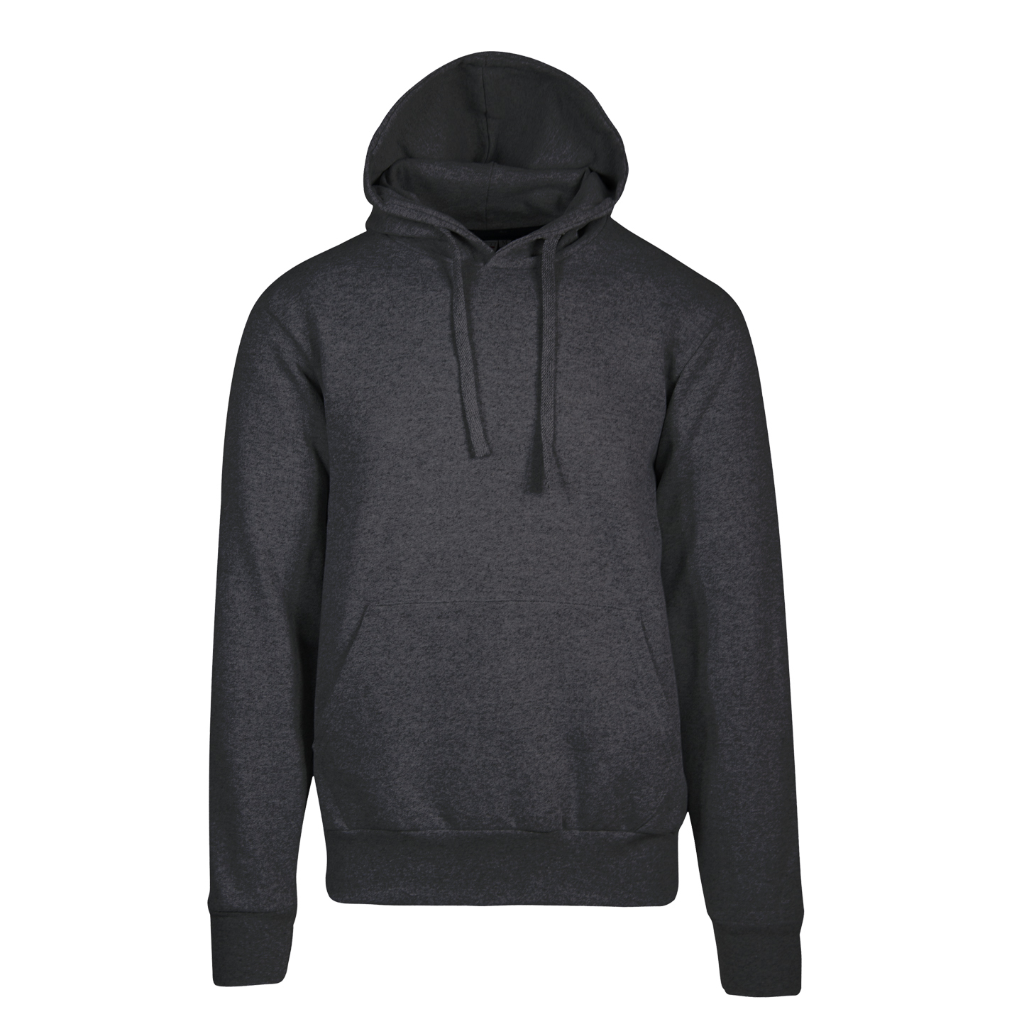 Unisex-Kapuzenpullover, 70 % Baumwolle, 30 % Polyester, 280 g/m², Schwarz, Größe XS - 6MA - Anthrazit-Melange