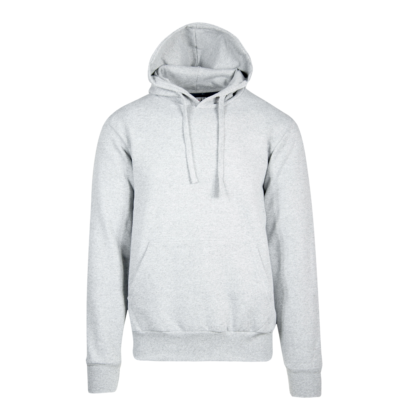Unisex-Kapuzenpullover, 70 % Baumwolle, 30 % Polyester, 280 g/m², Schwarz, Größe XS - 36 - Hellgrau