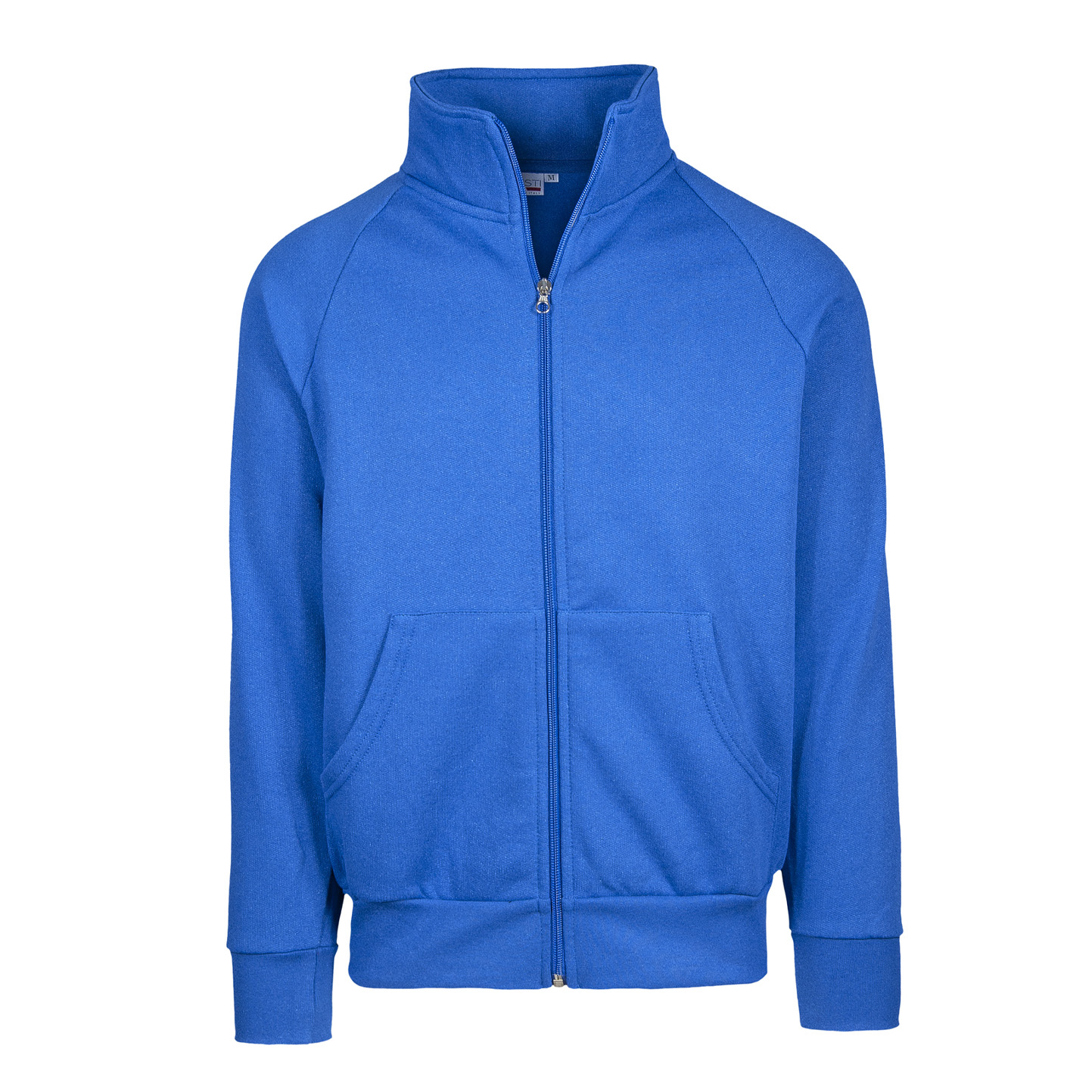 Langes Sweatshirt mit Reißverschluss, 70 % Baumwolle, 30 % Polyester, 280 g/m², Schwarz, Größe XS - 27 - Royal Sport