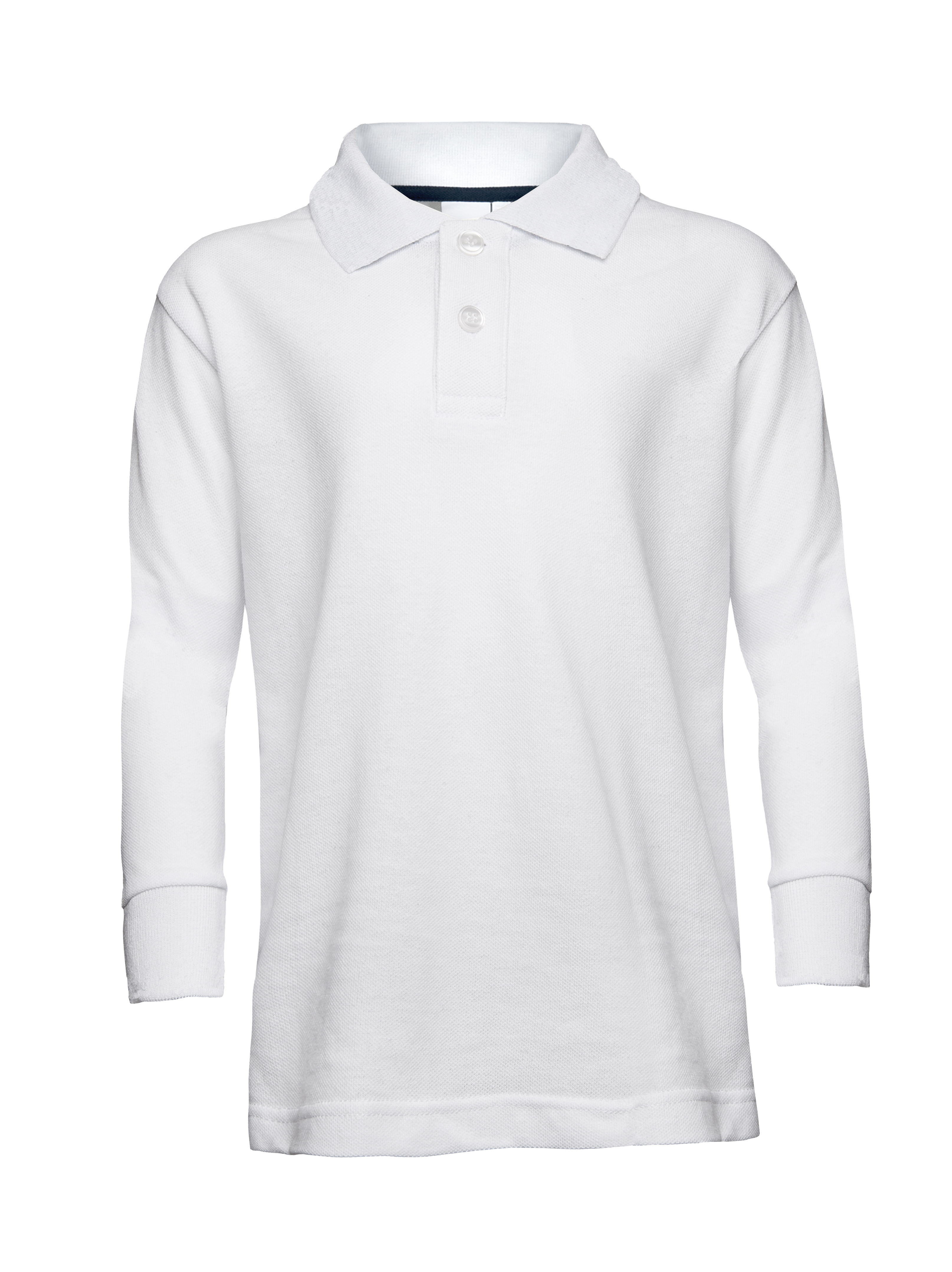 Polo Trim Piquè Kind M/L 100 % Kinderbett 180 gr/m2 Blau XS - 99 - Weiß
