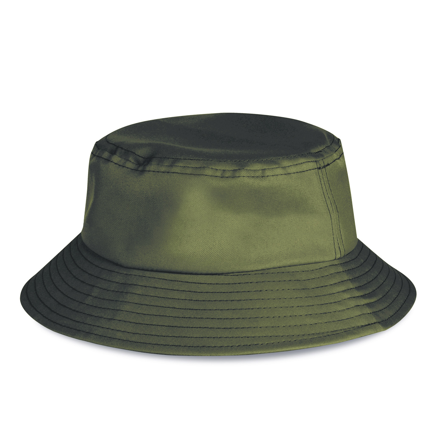 Miramare Hut mit Krempe, 100 % Baumwolle, Beige - MG - MG – Militärgrün