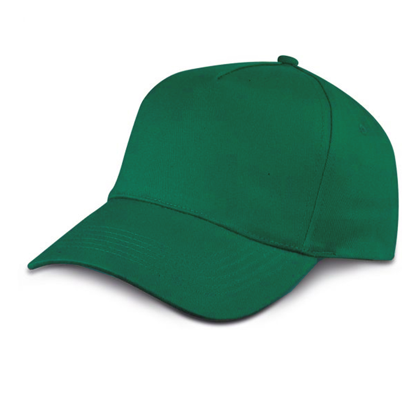 Baseballkappe, 5-Panel, 100 % Baumwolle, Azurblau - GR - Grün