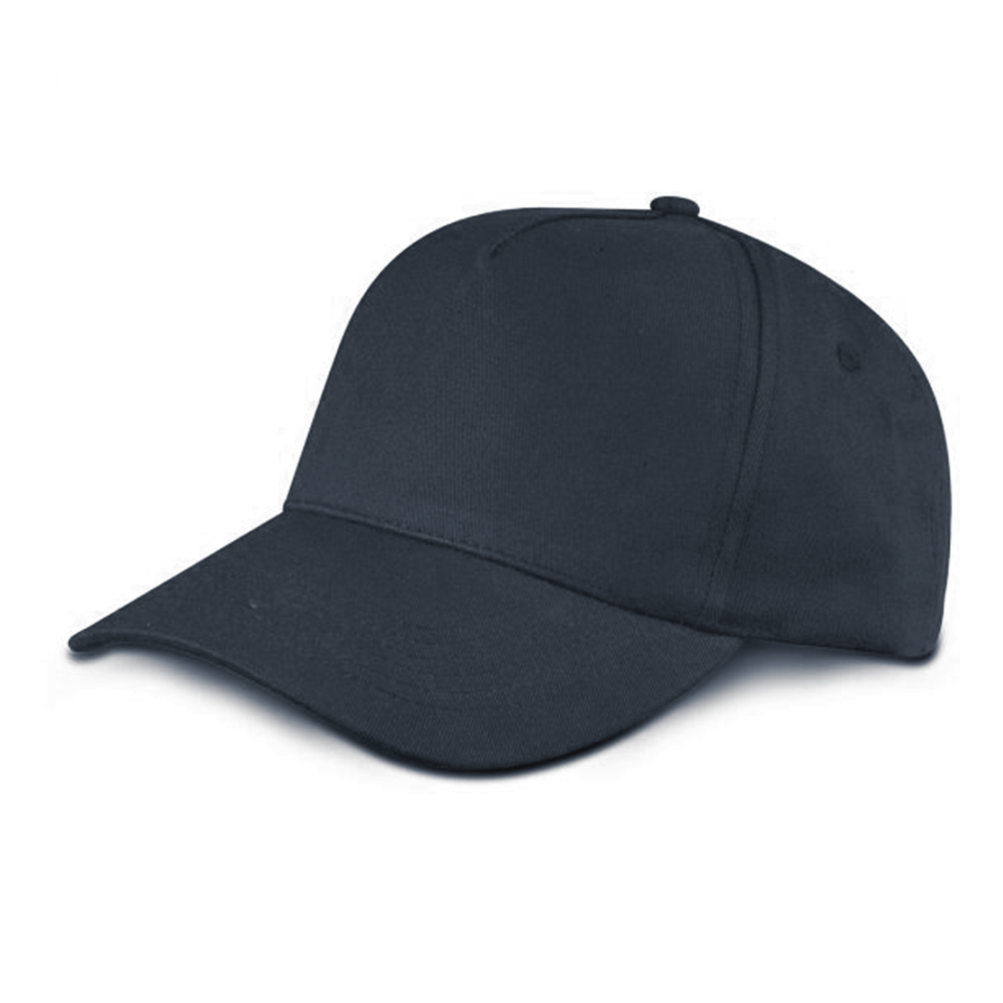Baseballkappe, 5-Panel, 100 % Baumwolle, Azurblau - NAV - NAV – Marine