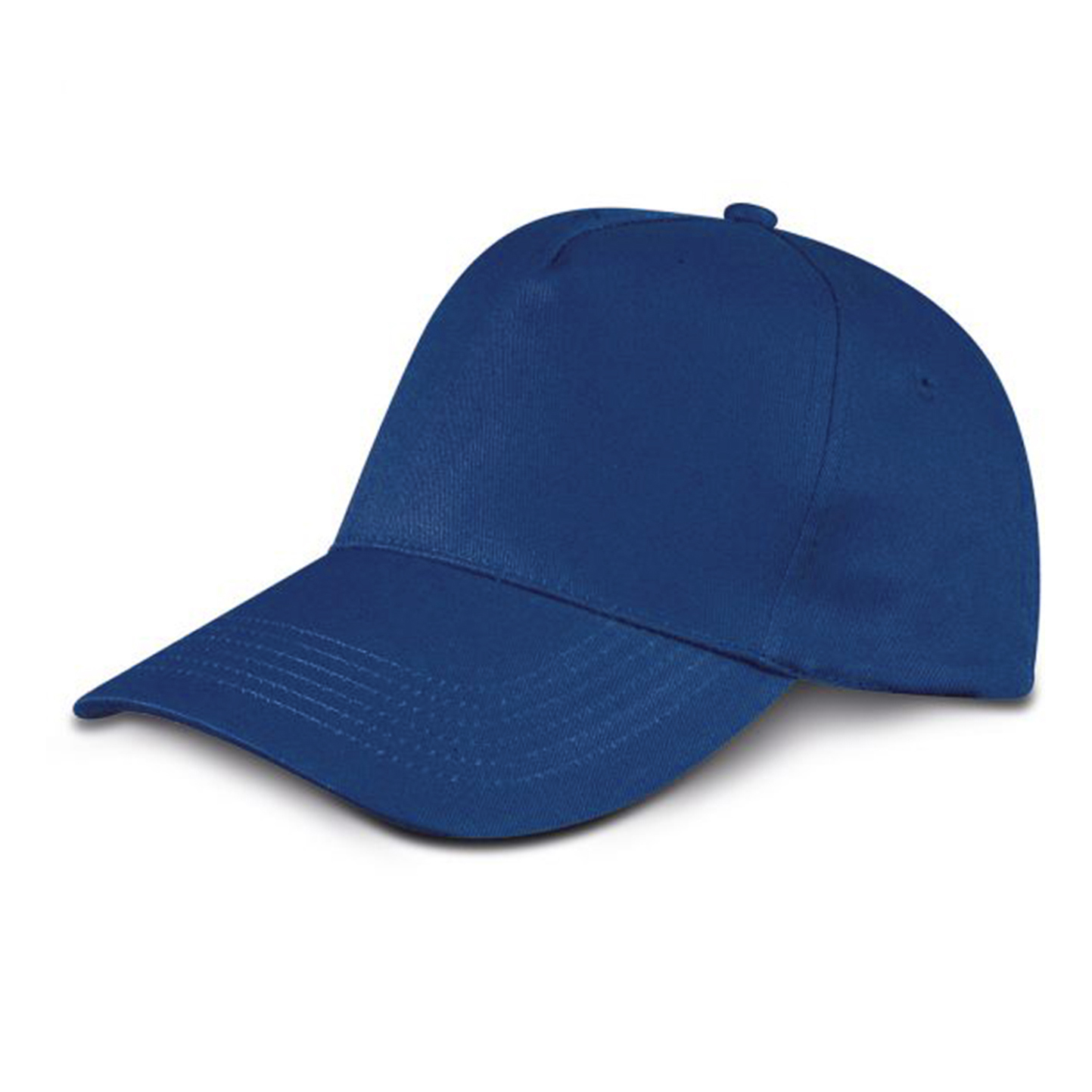 Baseballkappe, 5-Panel, 100 % Baumwolle, Azurblau - RB - Royal