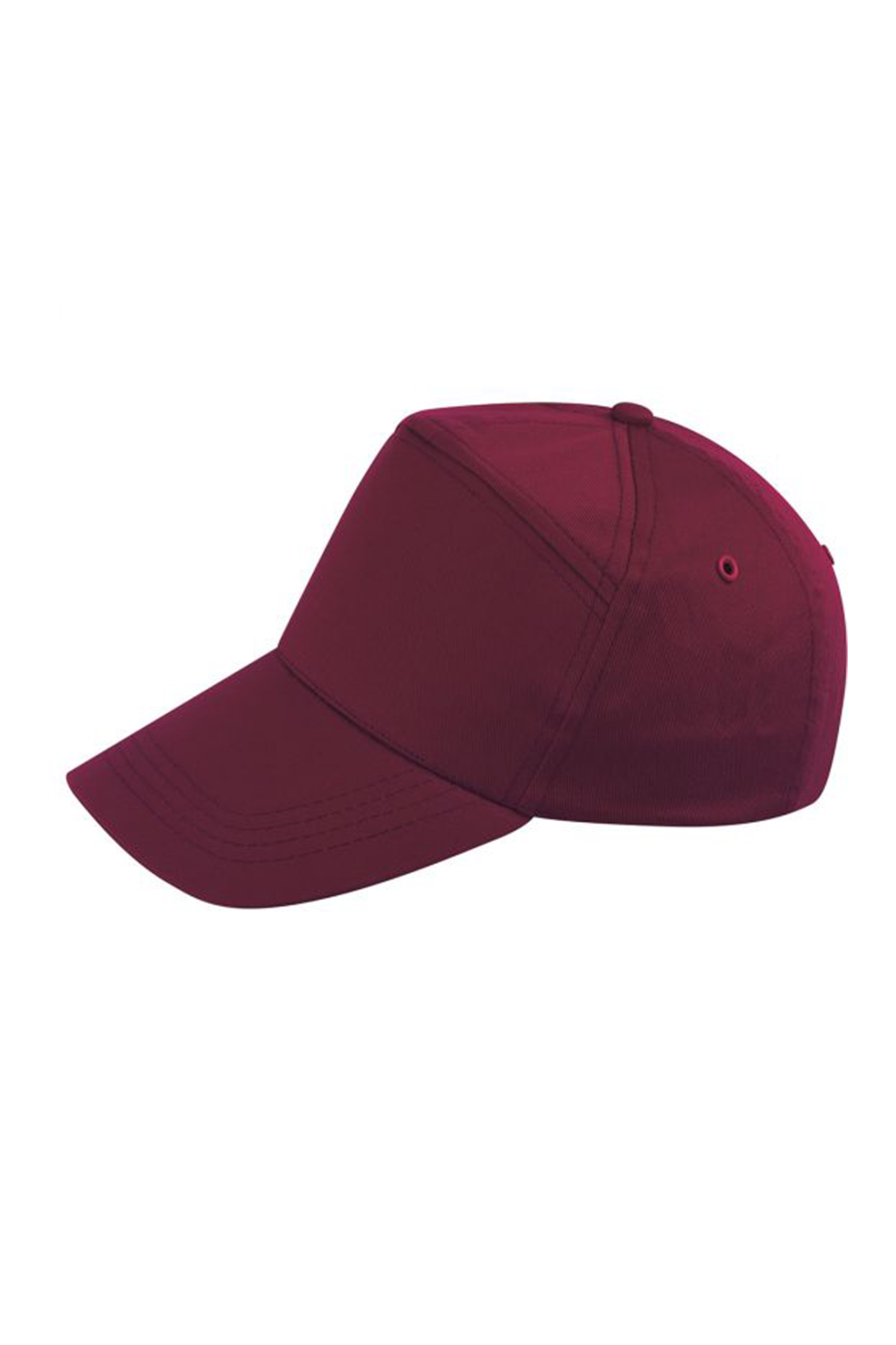 Golfkappe, 7-Panels, 100 % Baumwolle, Bordeaux - BD - Bordeaux