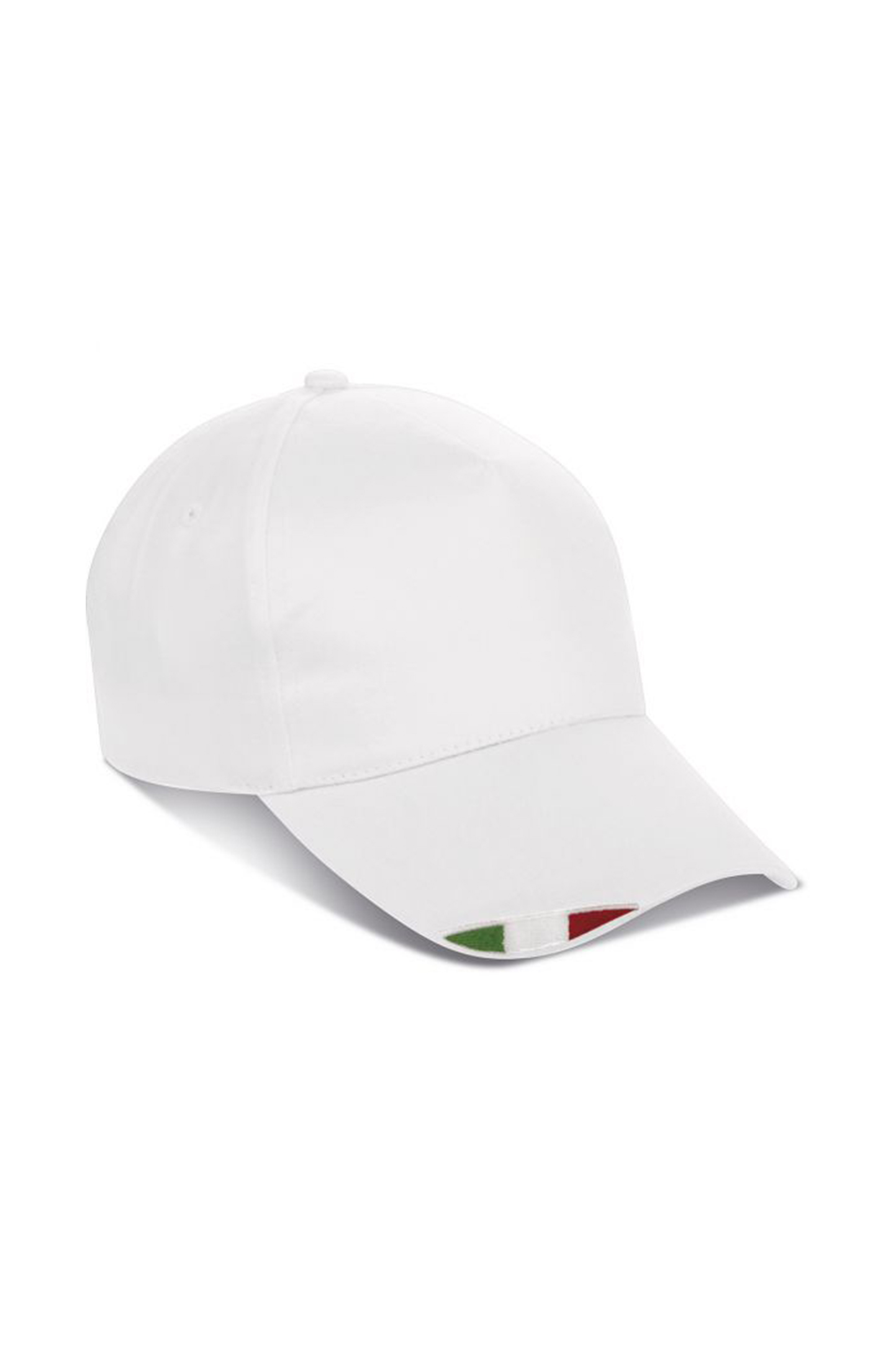 I-Cap 5 Panels, 100 % Baumwolle, Schwarz - WH - WH – Weiß