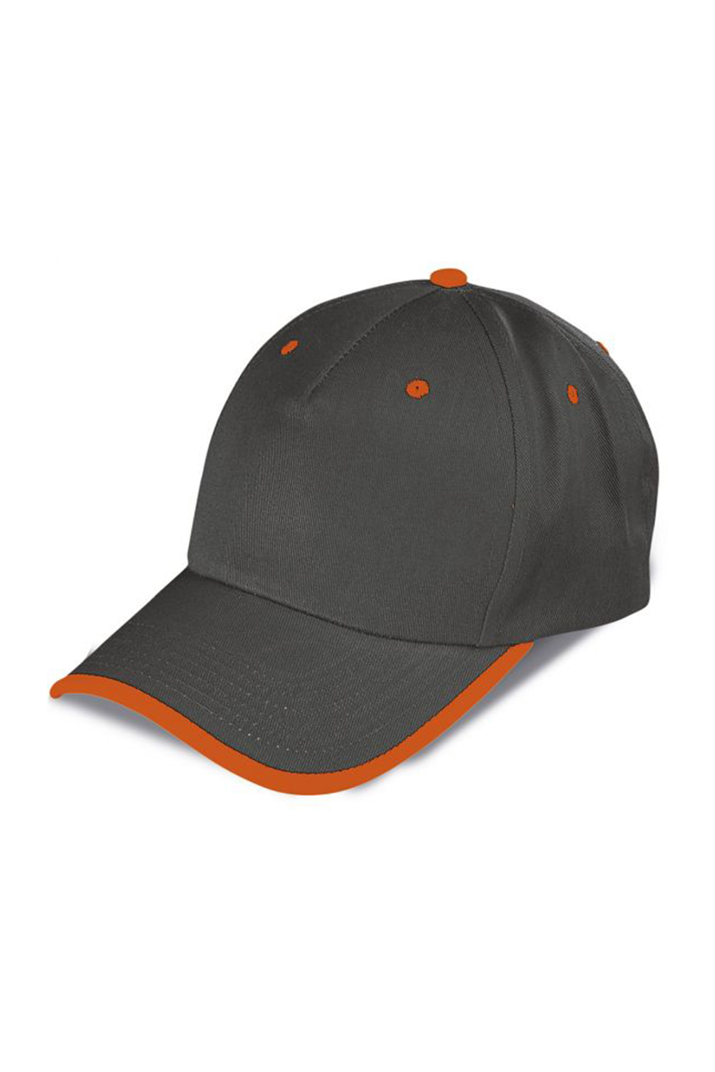 Style Cap 5 Panels 80/20 Pol/Cot Anthrazit - AC - Anthrazit