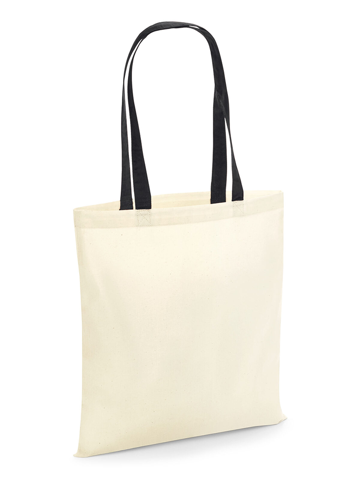 Tasche fürs Leben – Kontrastgriffe - Natur/Schwarz