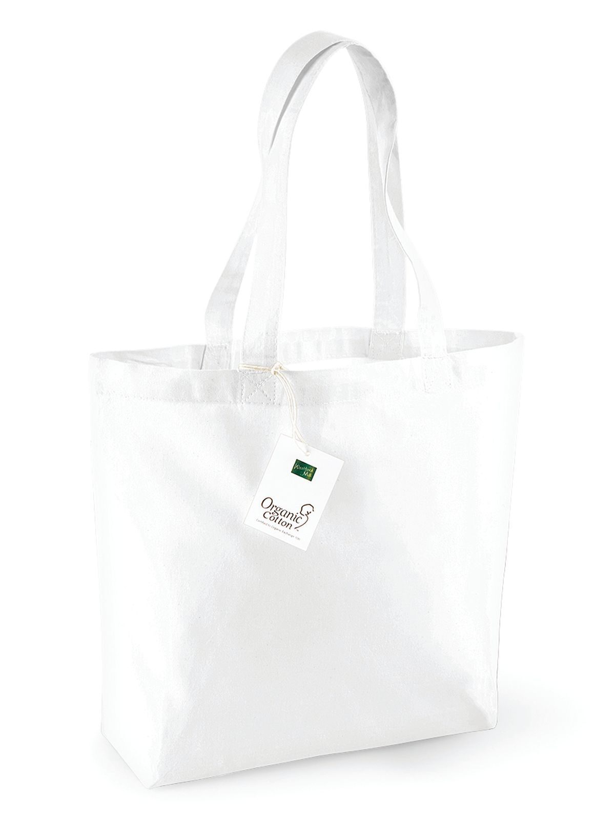 Einkaufstasche aus Bio-Baumwolle - WHI - Weiß