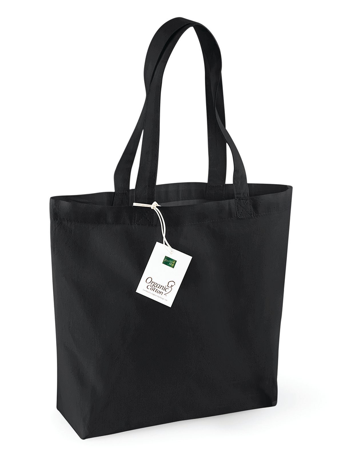 Einkaufstasche aus Bio-Baumwolle - BLK - Schwarz