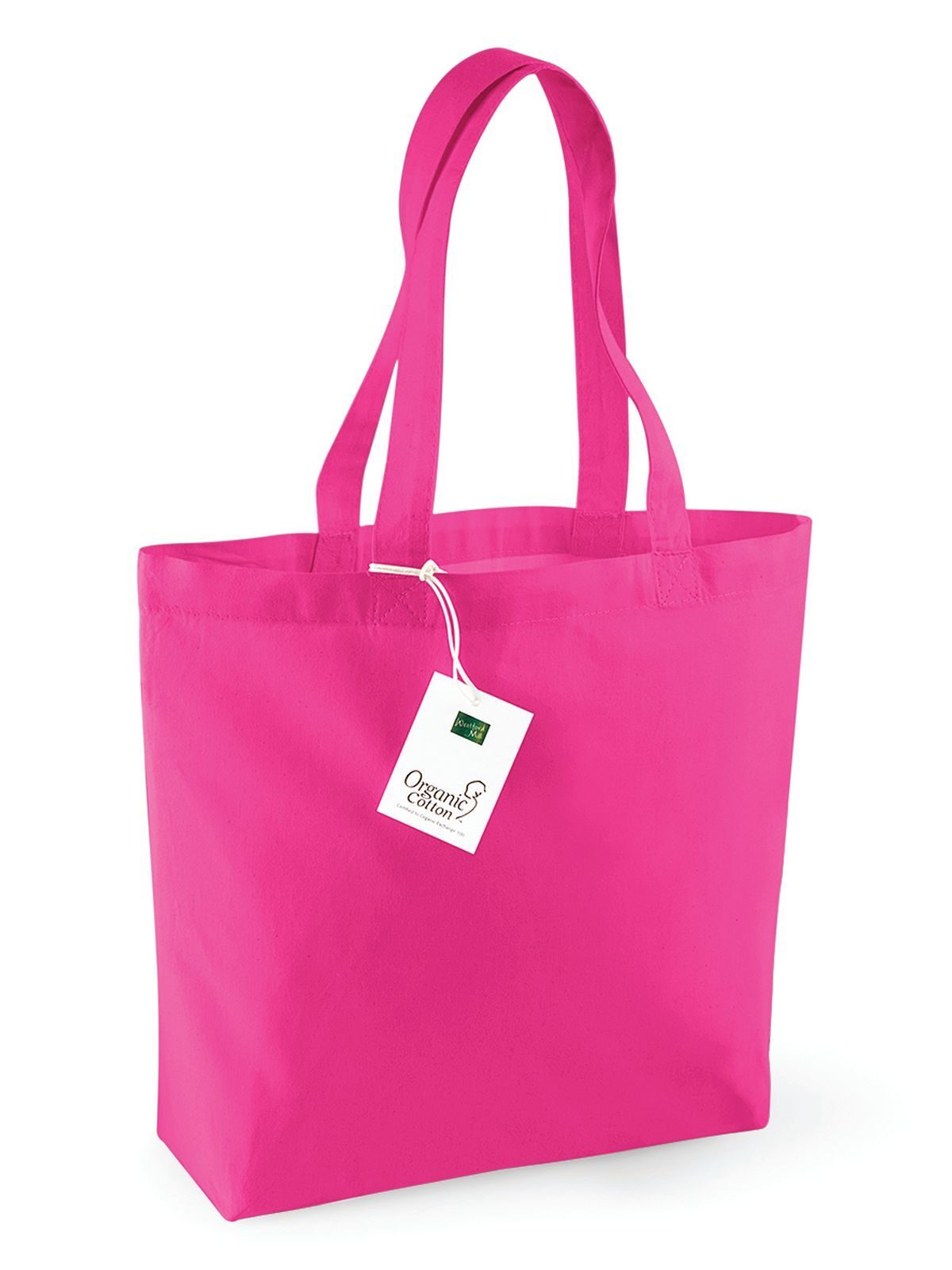 Einkaufstasche aus Bio-Baumwolle - FUS - Fuchsie