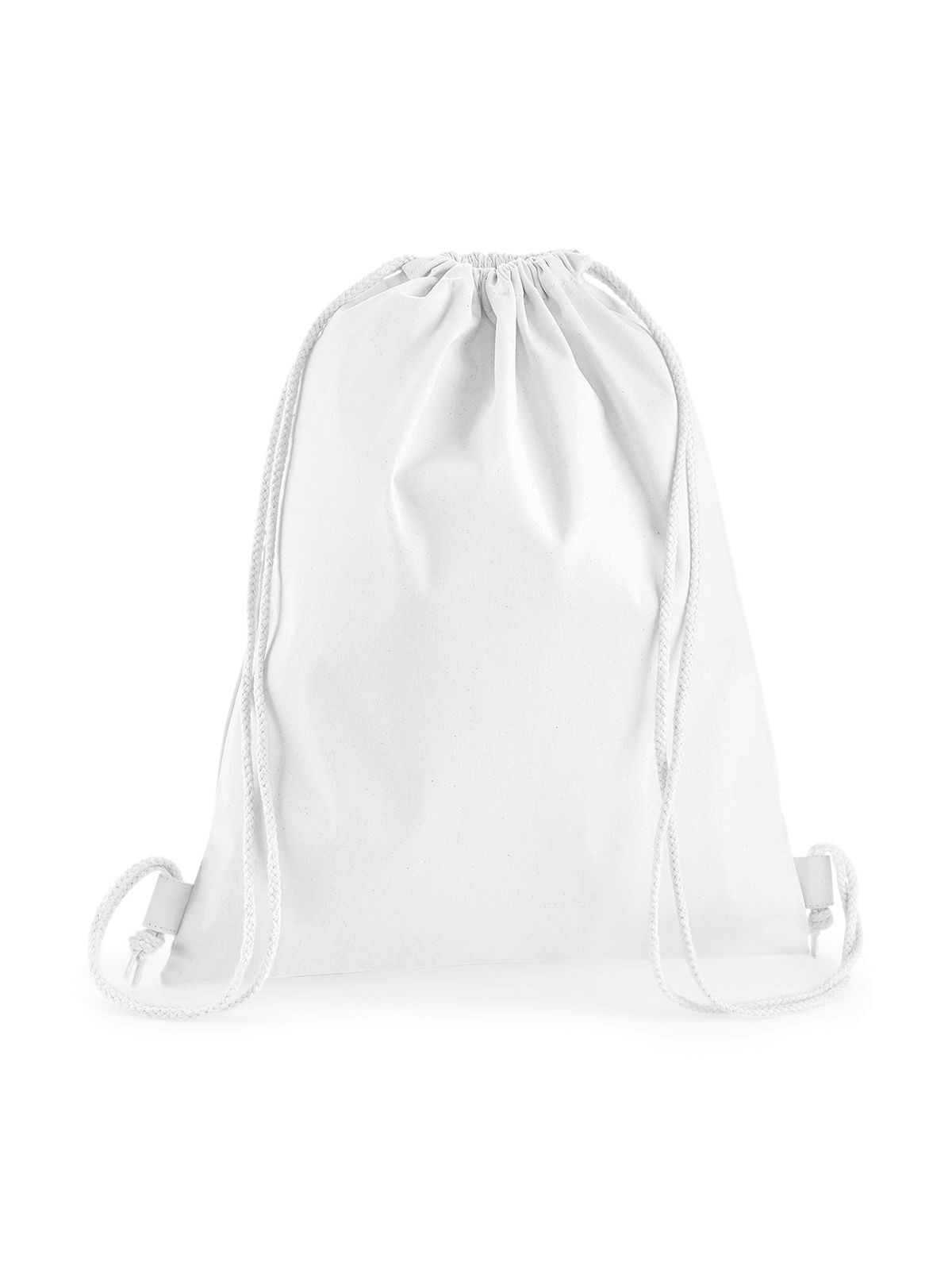 Premium-Baumwoll-Gymsac - WHI - Weiß