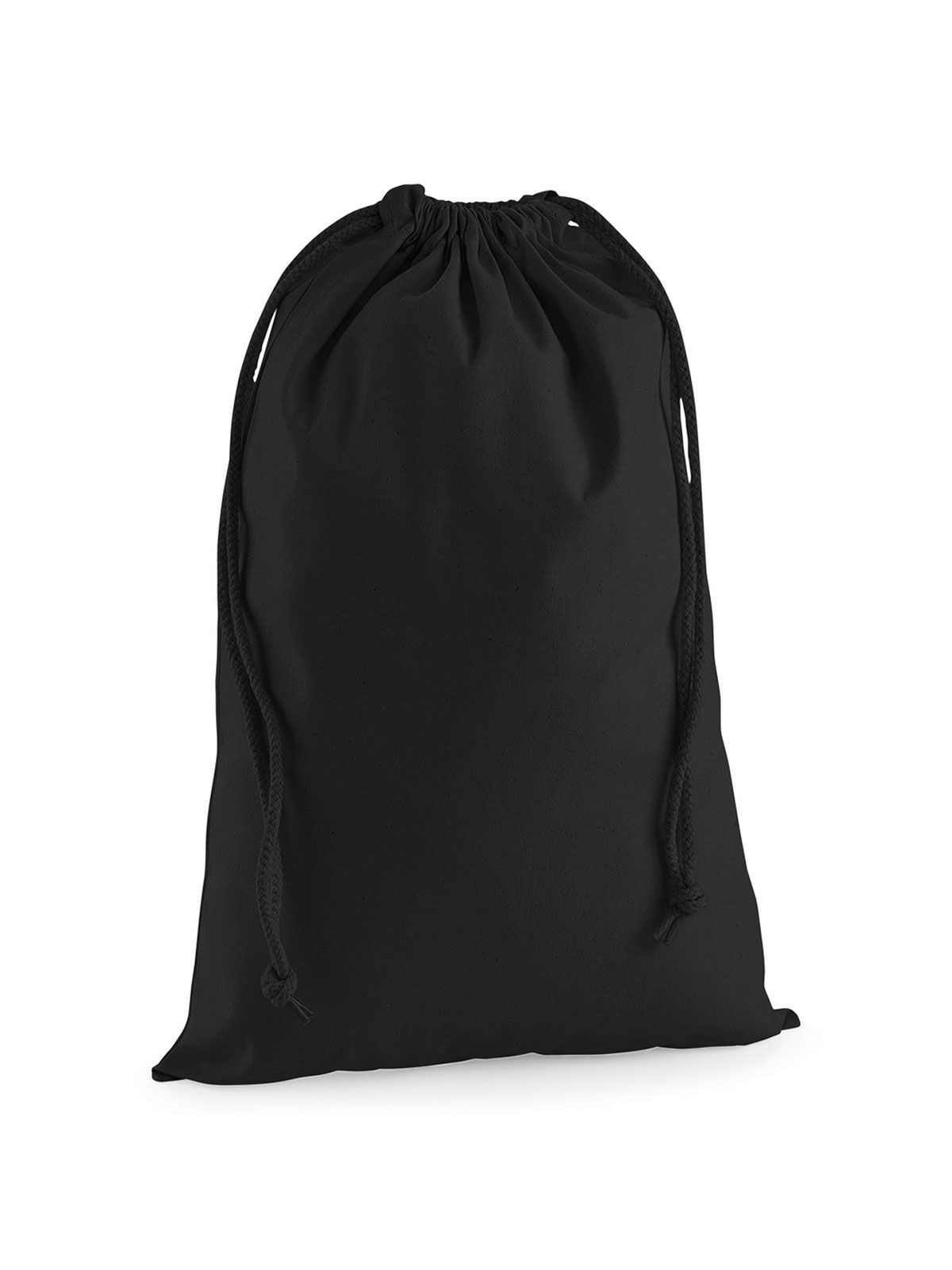 Premium-Baumwoll-Füllbeutel - BLK - Schwarz