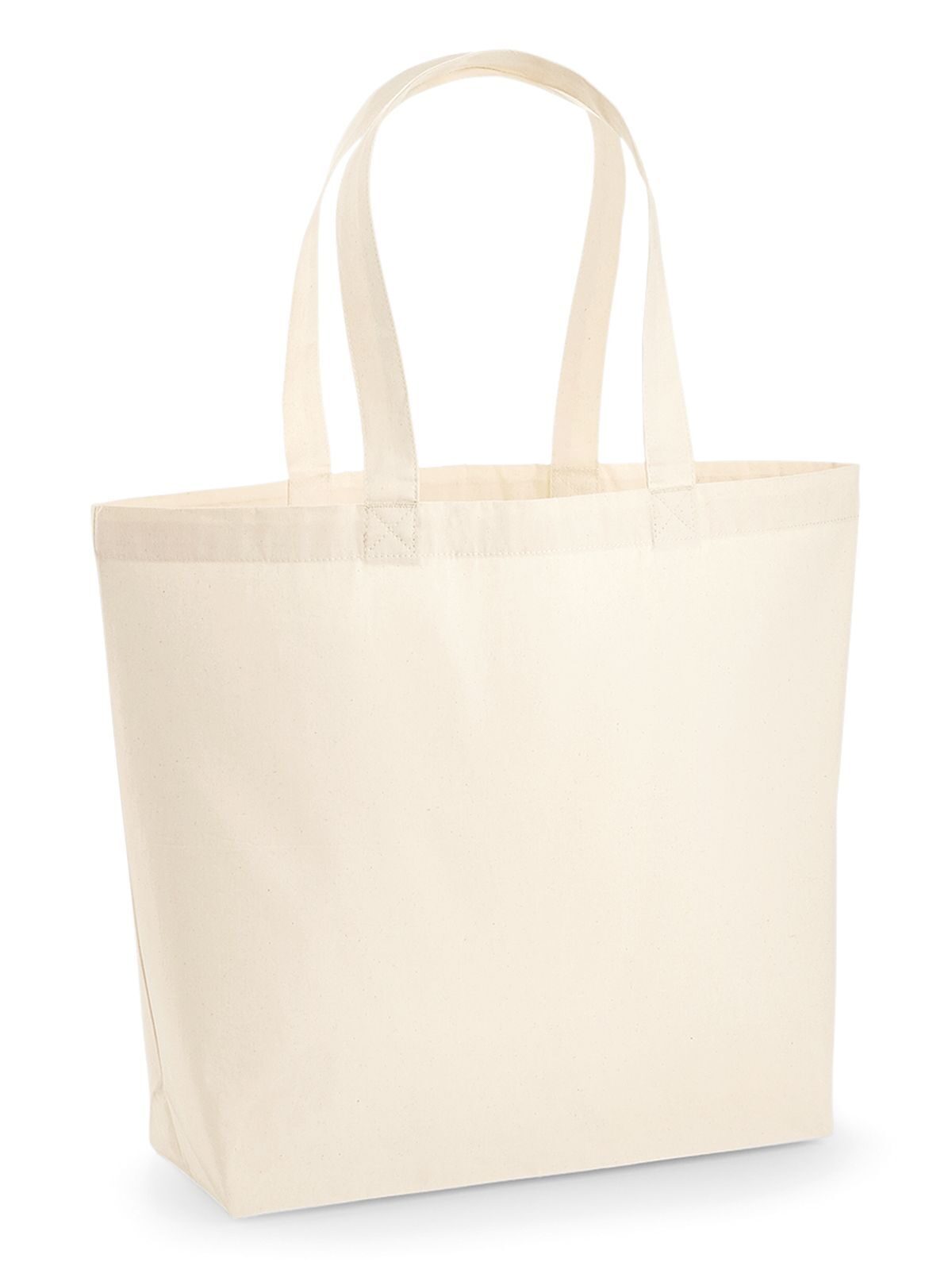 Premium-Maxi-Tasche aus Baumwolle - NAT - Natürlich