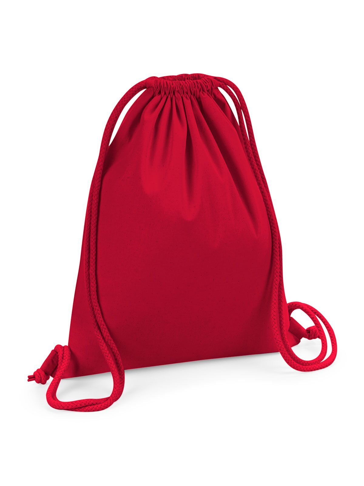 Gymsac aus Bio-Premium-Baumwolle - CSR - Klassisches Rot