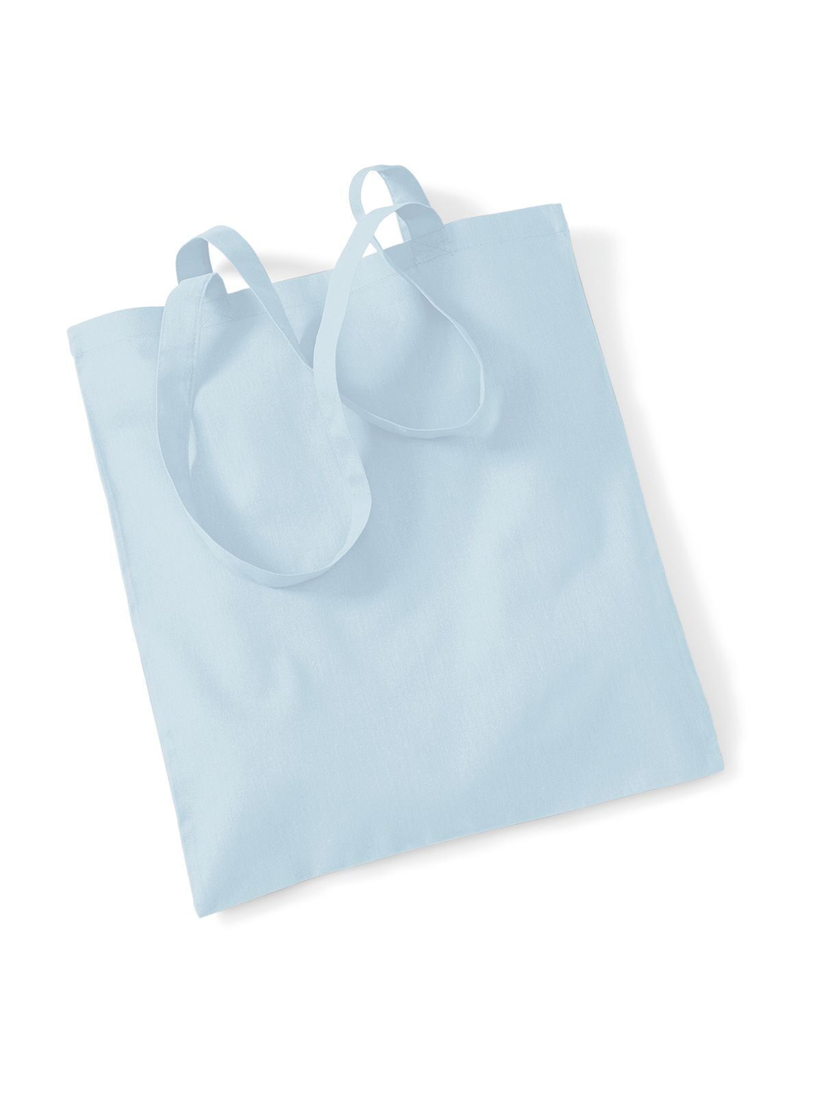 Tasche fürs Leben – Lange Henkel - PTB - Pastellblau