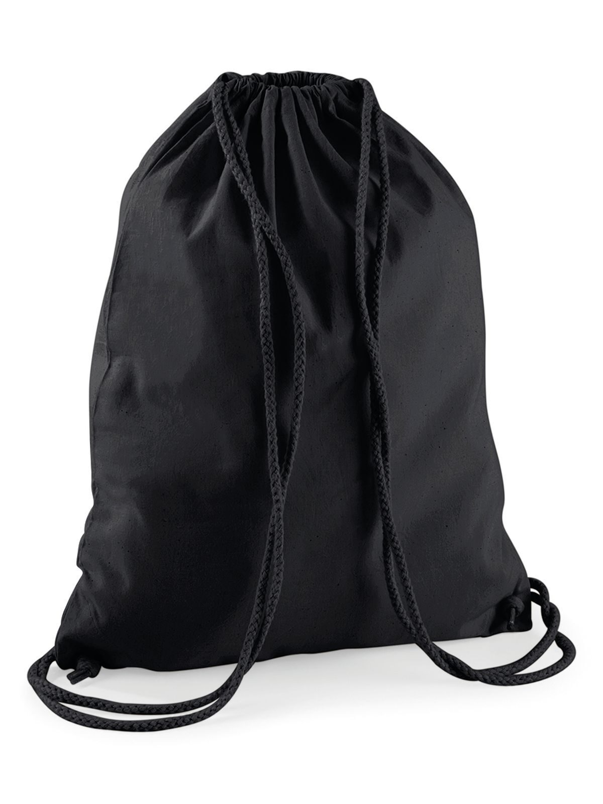 Baumwoll-Gymnastiksack - BLKB - Schwarz/schwarz