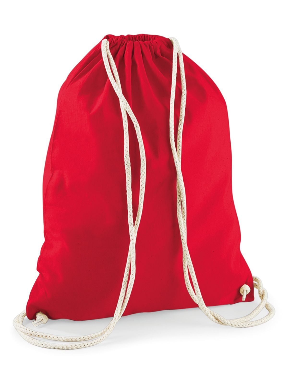 Baumwoll-Gymnastiksack - CSR - Klassisches Rot
