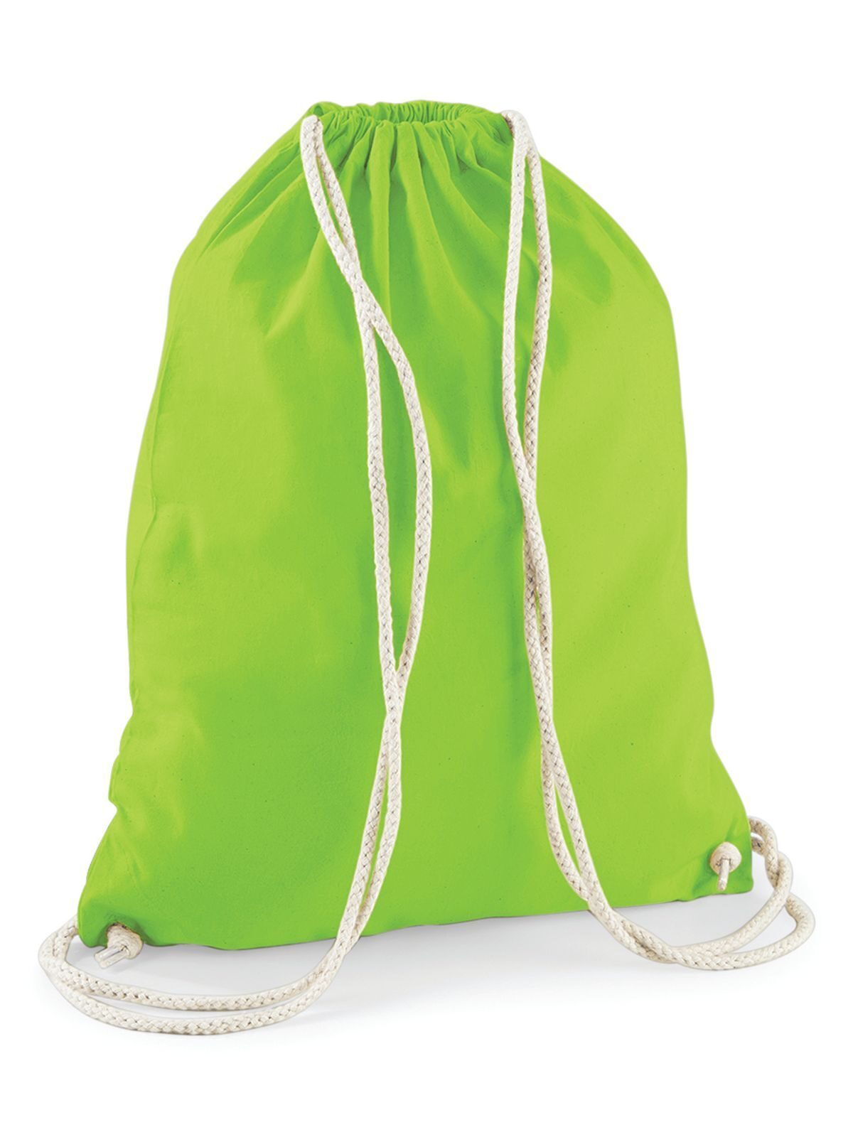 Baumwoll-Gymnastiksack - LIM - Limettengrün
