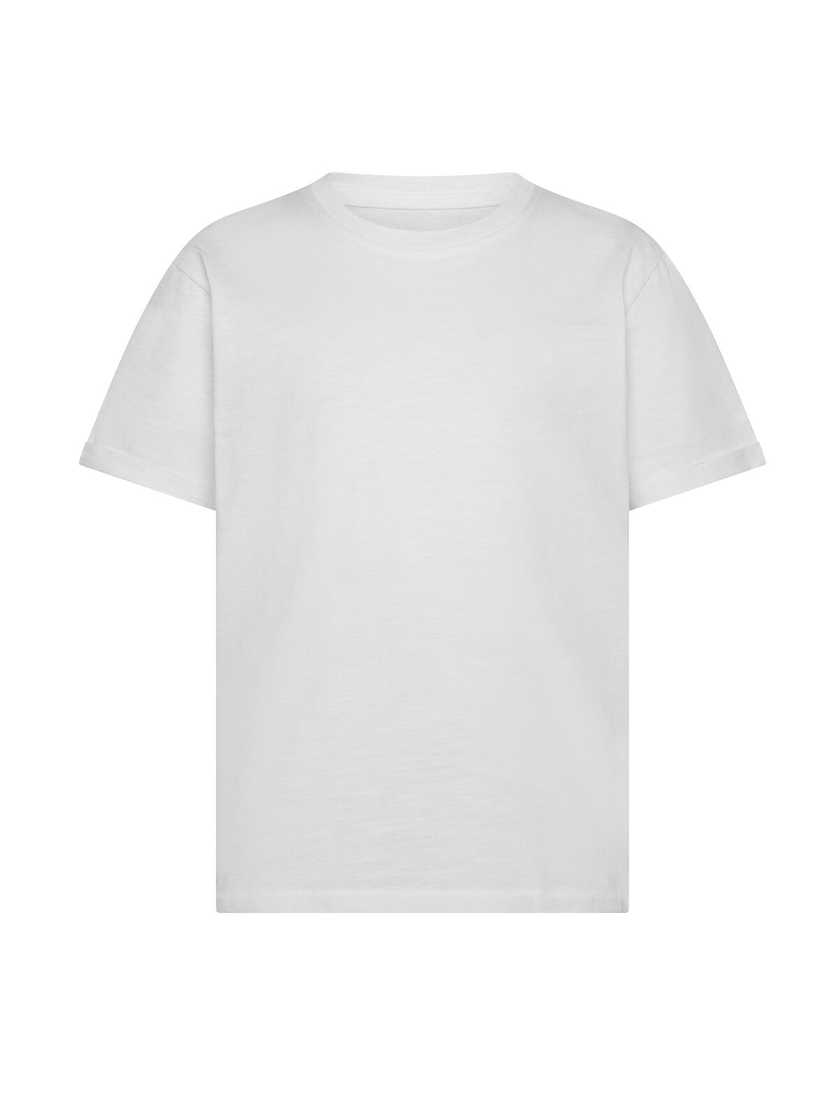 Slub Kinder-T-Shirt - WH - WH-WHITE