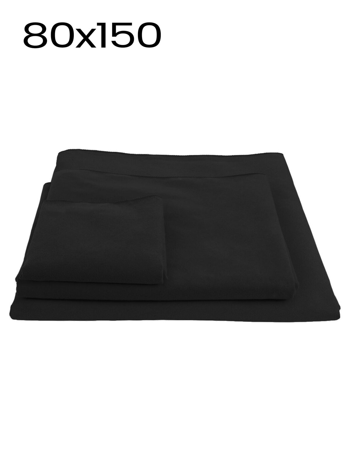 Handtuch - Gymmy 75x150 - BK - BK-SCHWARZ