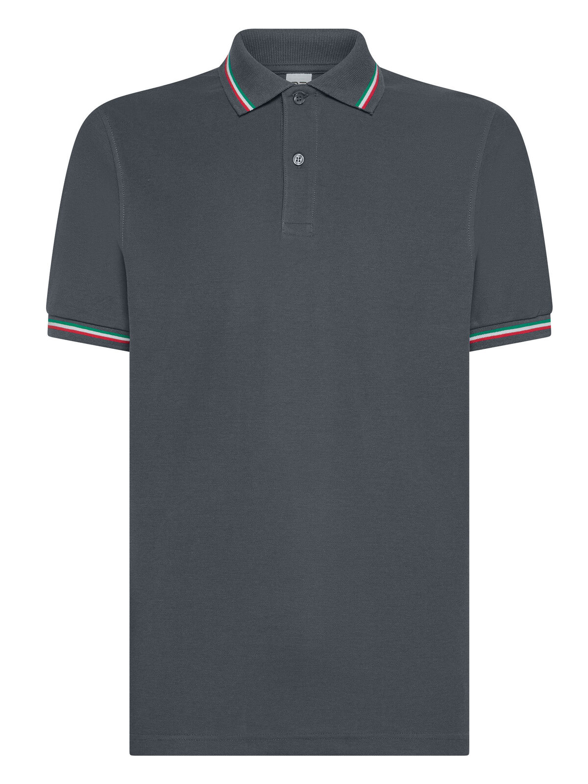 Tricolor Polo Italien - DG - DG – Dunkelgrau