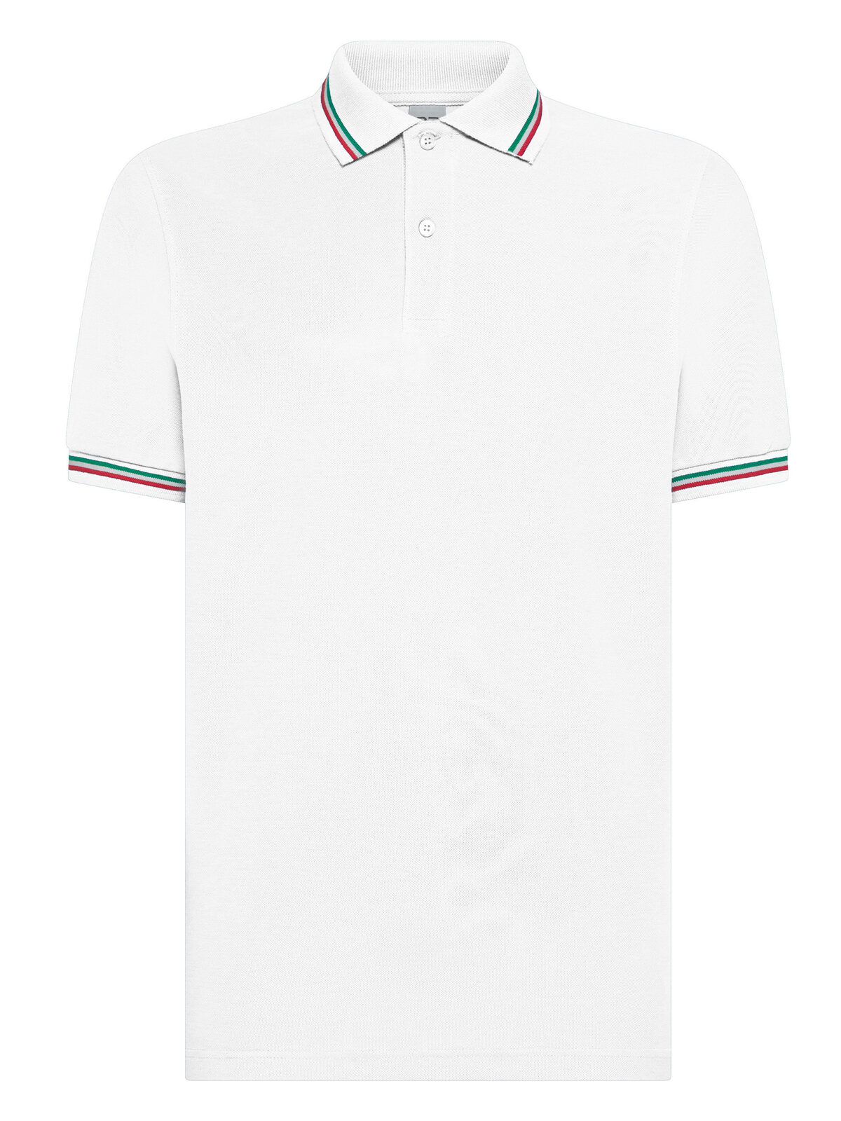 Tricolor Polo Italien - WH - WH-WHITE