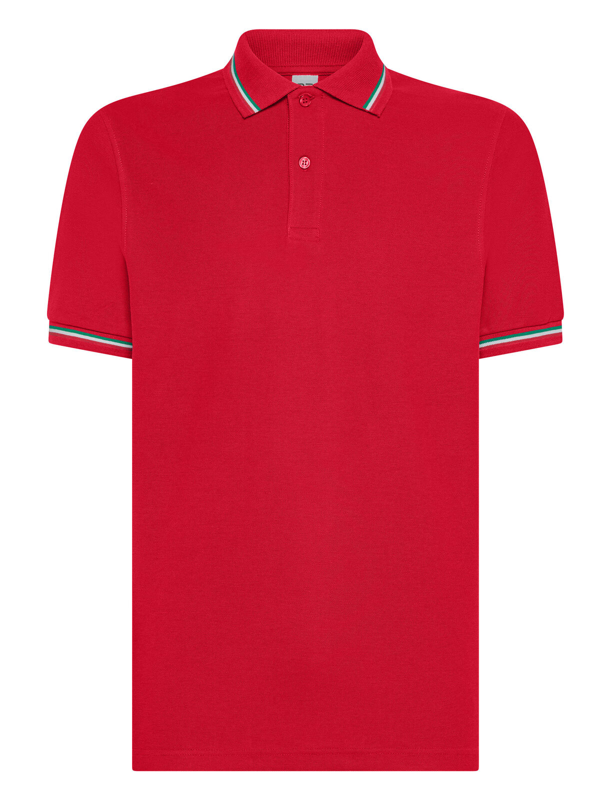 Tricolor Polo Italien - RD - RD-RED