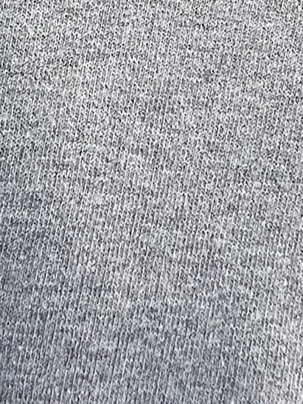 Modisches Sweatshirt mit Rundhalsausschnitt - GY - GY – Graumeliert