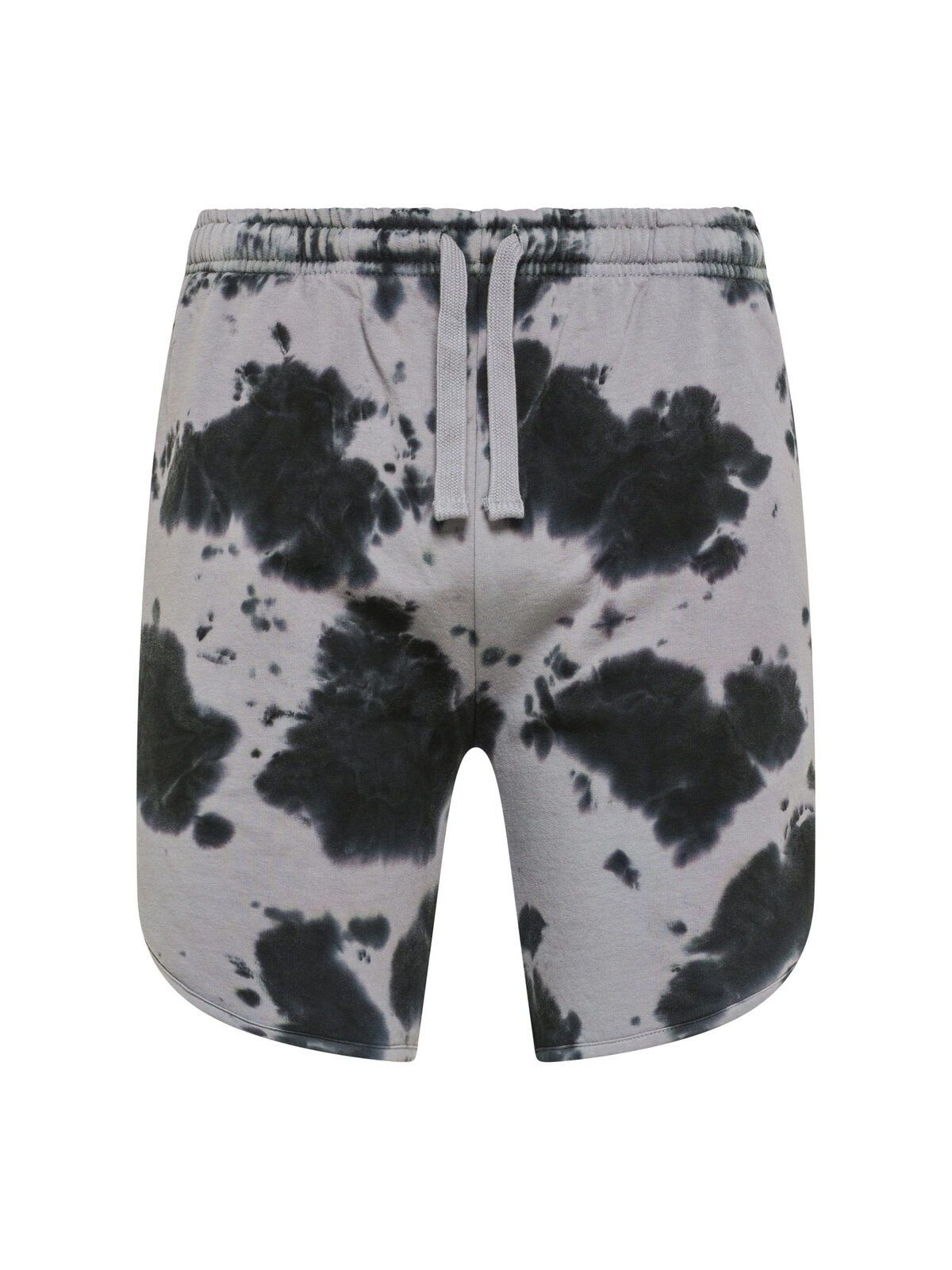 Geschlechtsneutrale Shorts - Rosarito - TDOV1 - Batik über grauen Farben