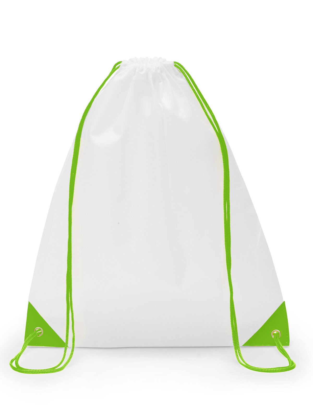 Sporttasche aus Polyester - WHLI - Weiß/Limette