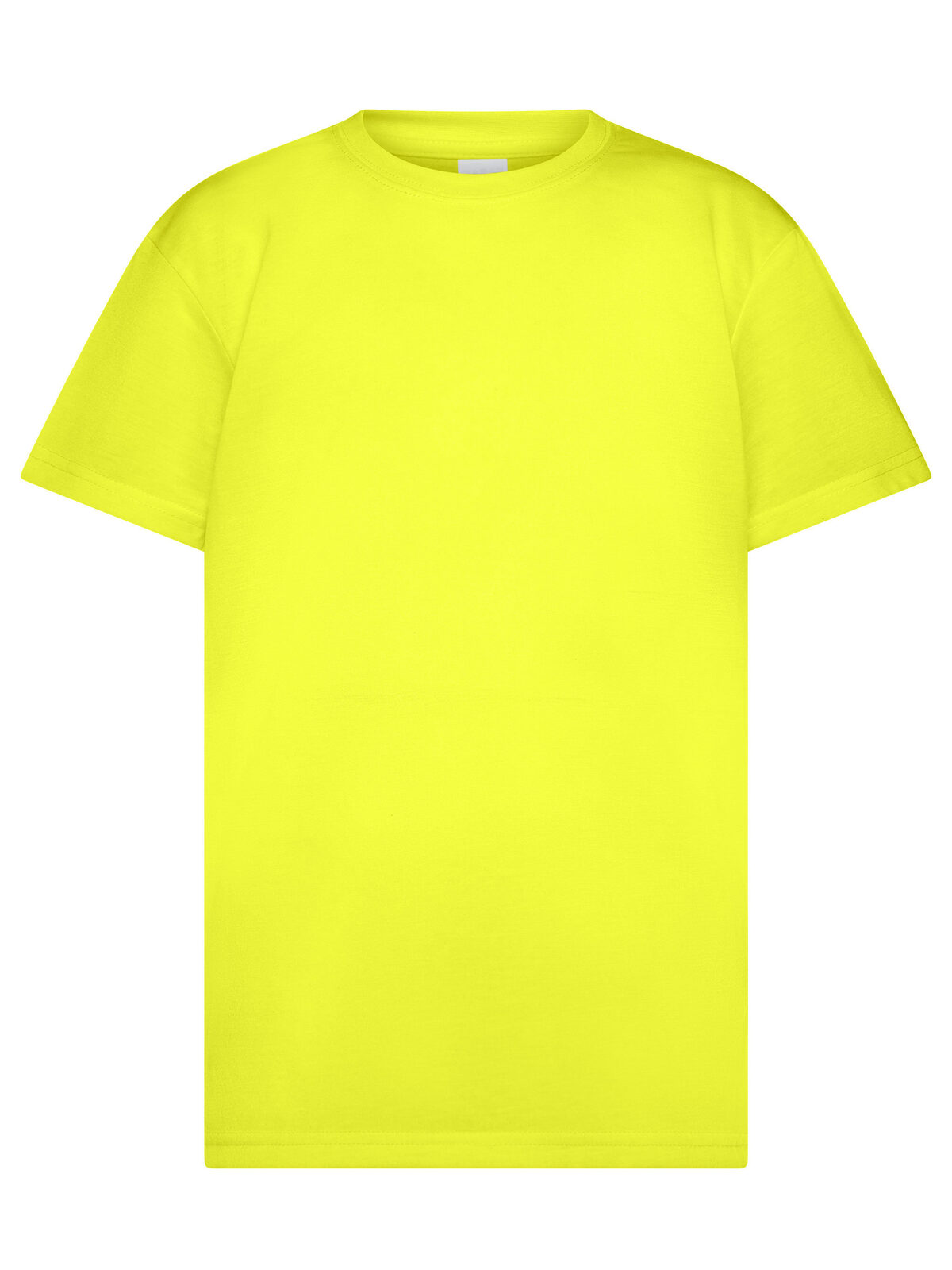 Baumwoll-Touch-T-Shirt für Kinder - YEFL - YELLOW FLUO