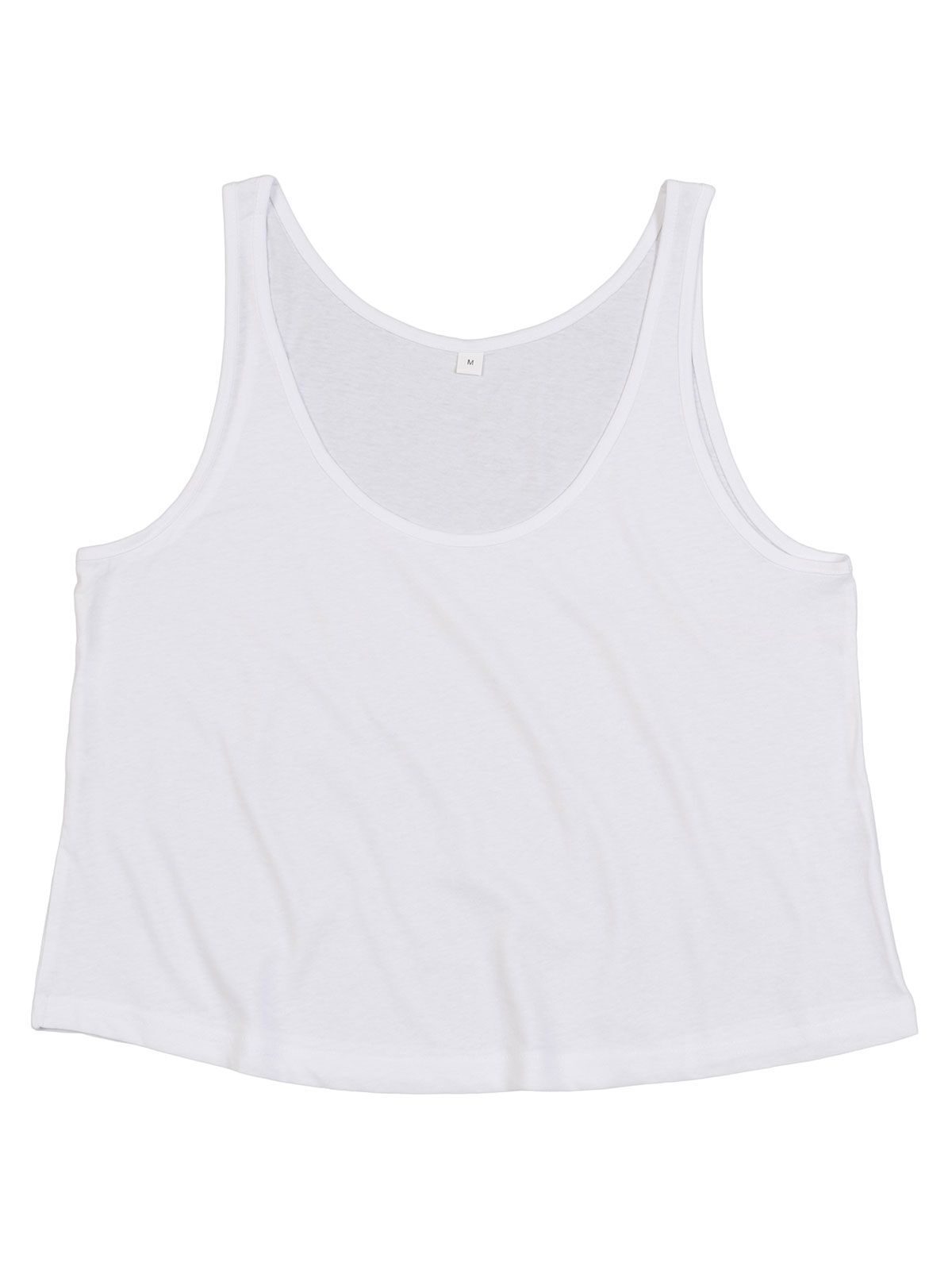 Kurzes Bio-Top für Damen - WH - WH – Weiß