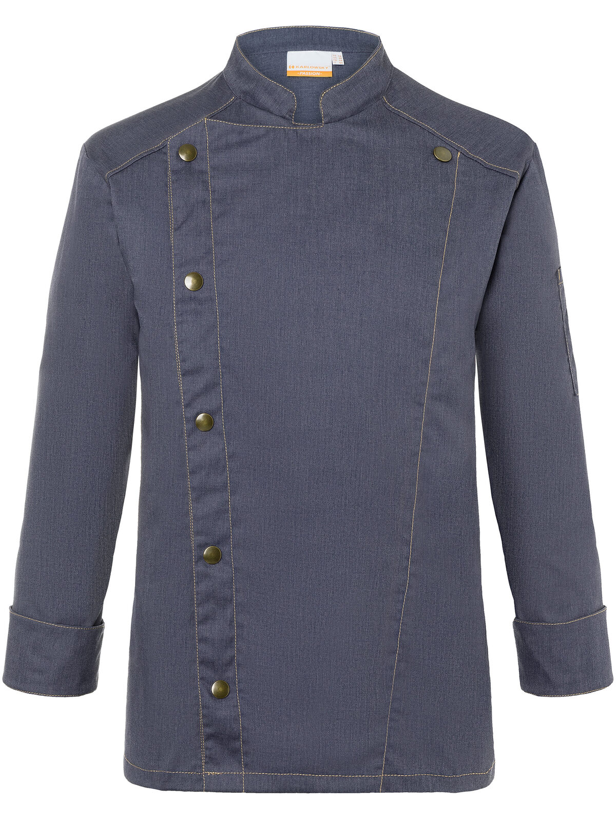 Kochjacke im Jeans-Stil - 16 - Vintage Black (ca. Pantone Cool Grey 11C)
