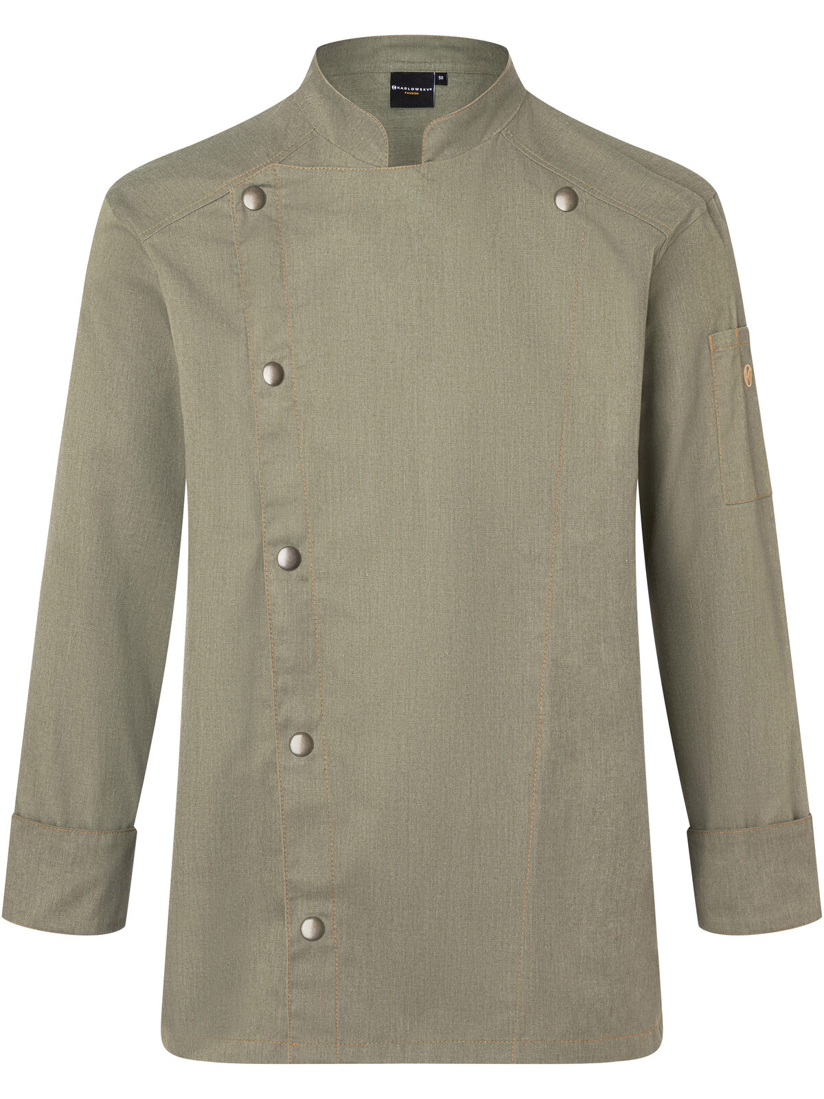 Kochjacke im Jeans-Stil - 67 - Salbei