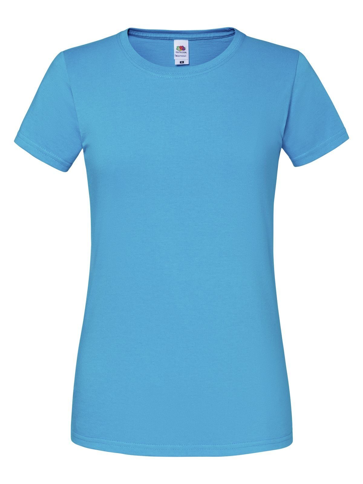 Damen Iconic 195 Ringspun T - ZU - ZU – Azurblau