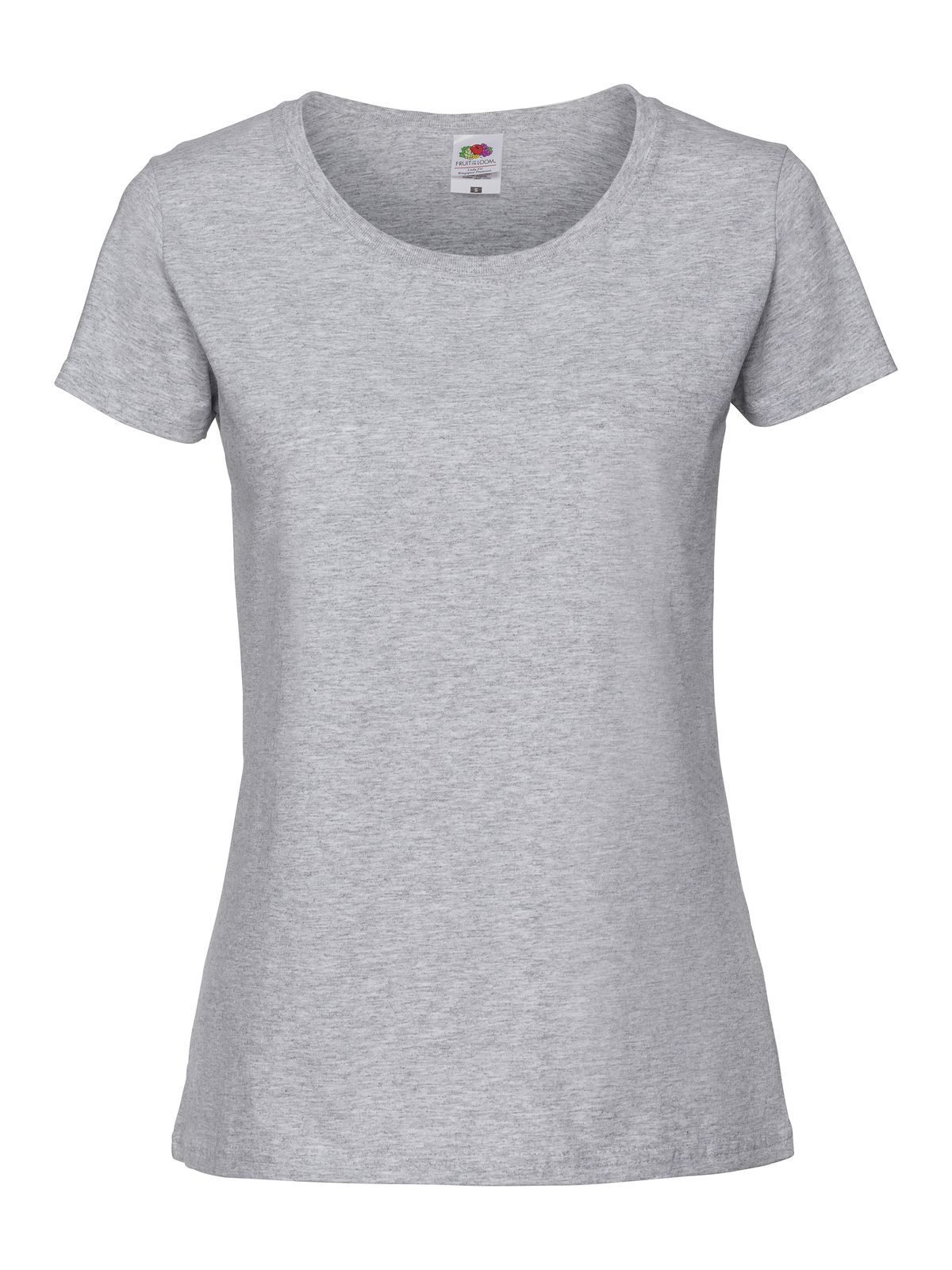 Damen Iconic 195 Ringspun T - 94 - Heidegrau