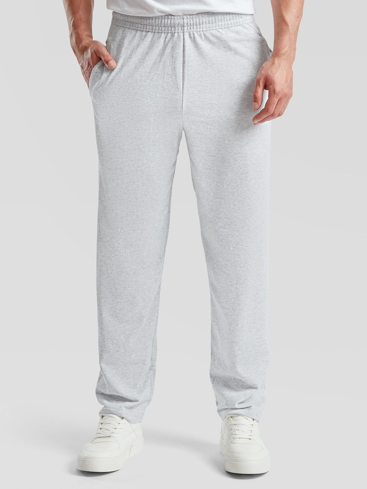 Leichte Jogginghose mit offenem Saum