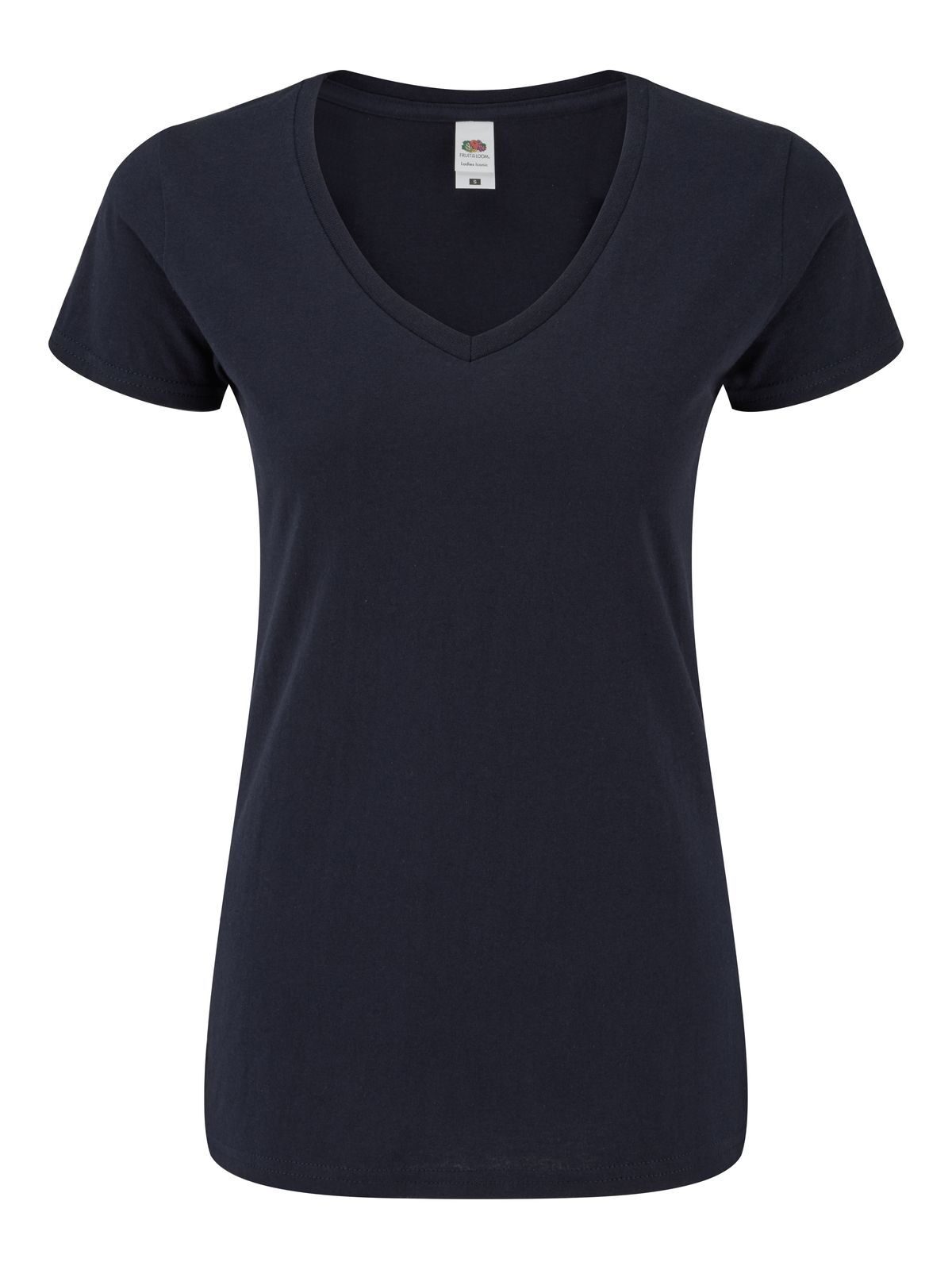 Damen Iconic 150 V-Ausschnitt T-Shirt - AZ - AZ – Tiefblau