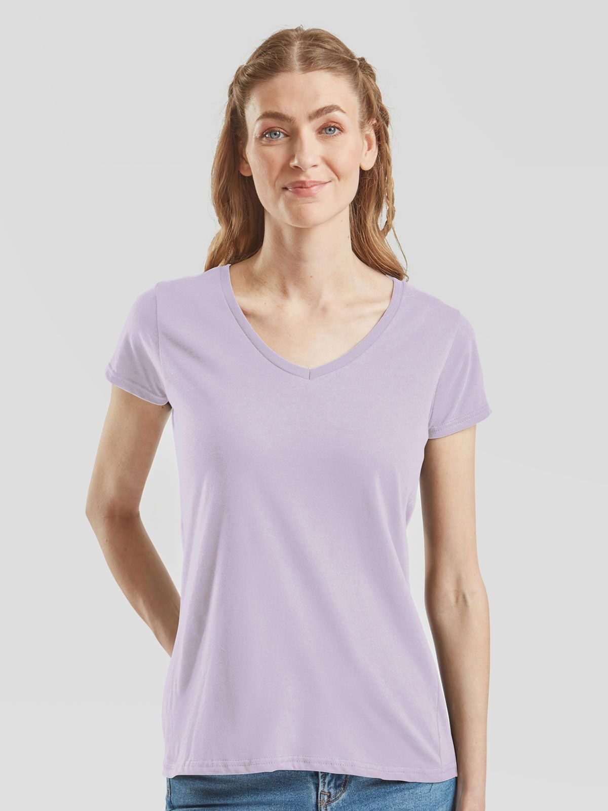 Damen Iconic 150 V-Ausschnitt T-Shirt