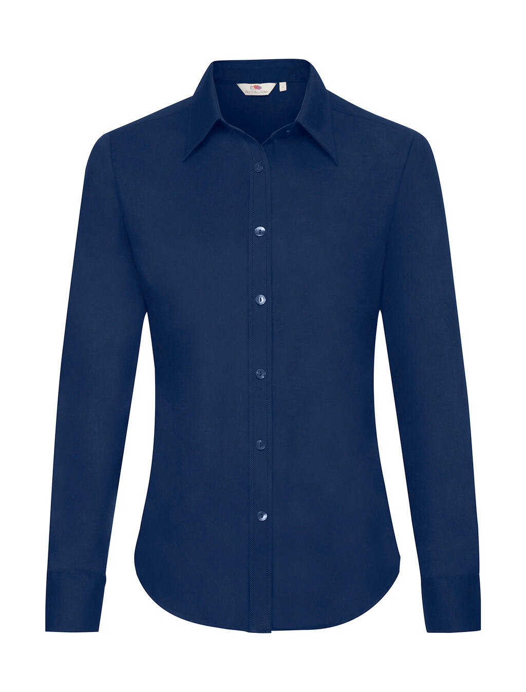 Damen-Oxford-Langarmhemd - 32 - Marine