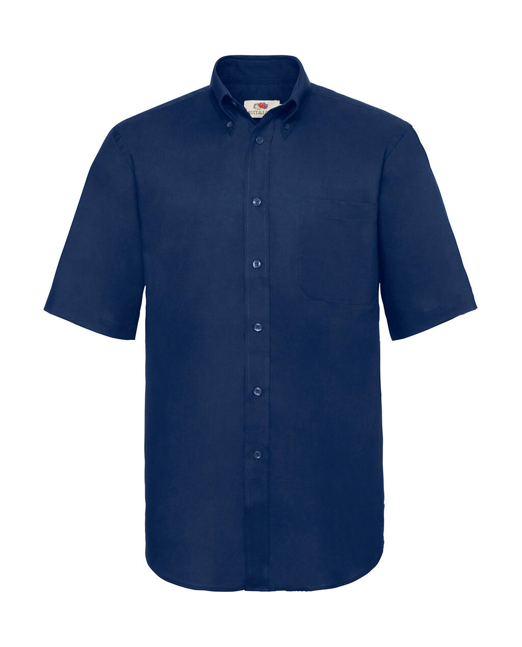 Kurzarm-Oxfordhemd für Herren - 32 - Marine